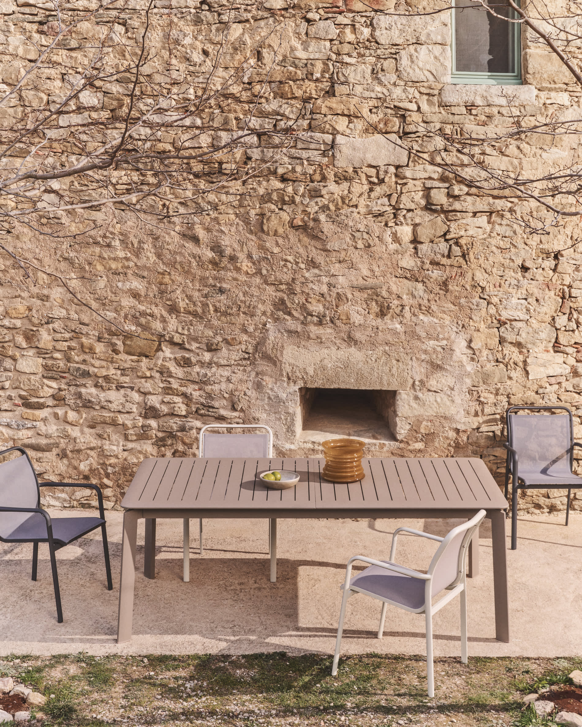 LURI taupe garden chair