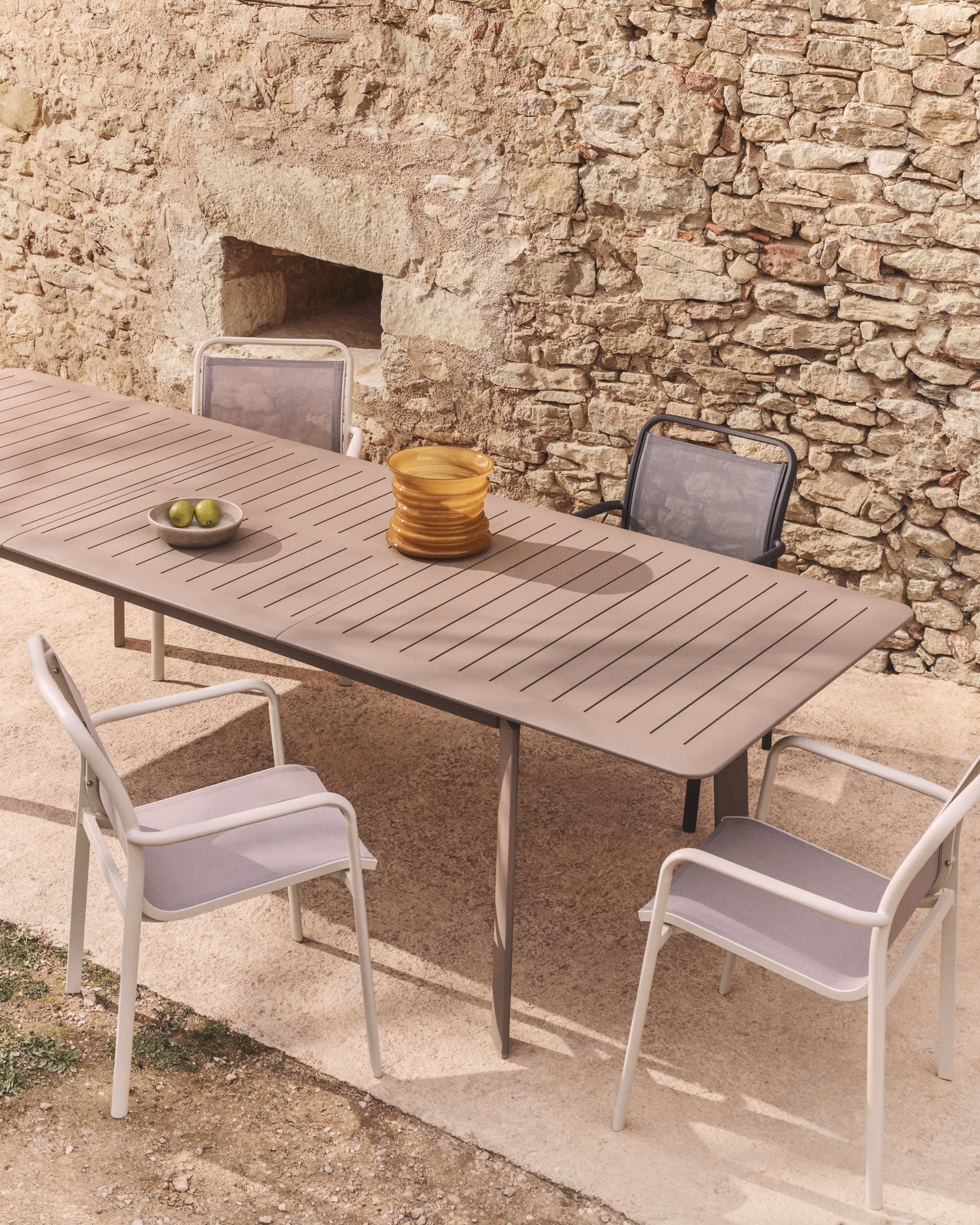 LURI taupe garden chair