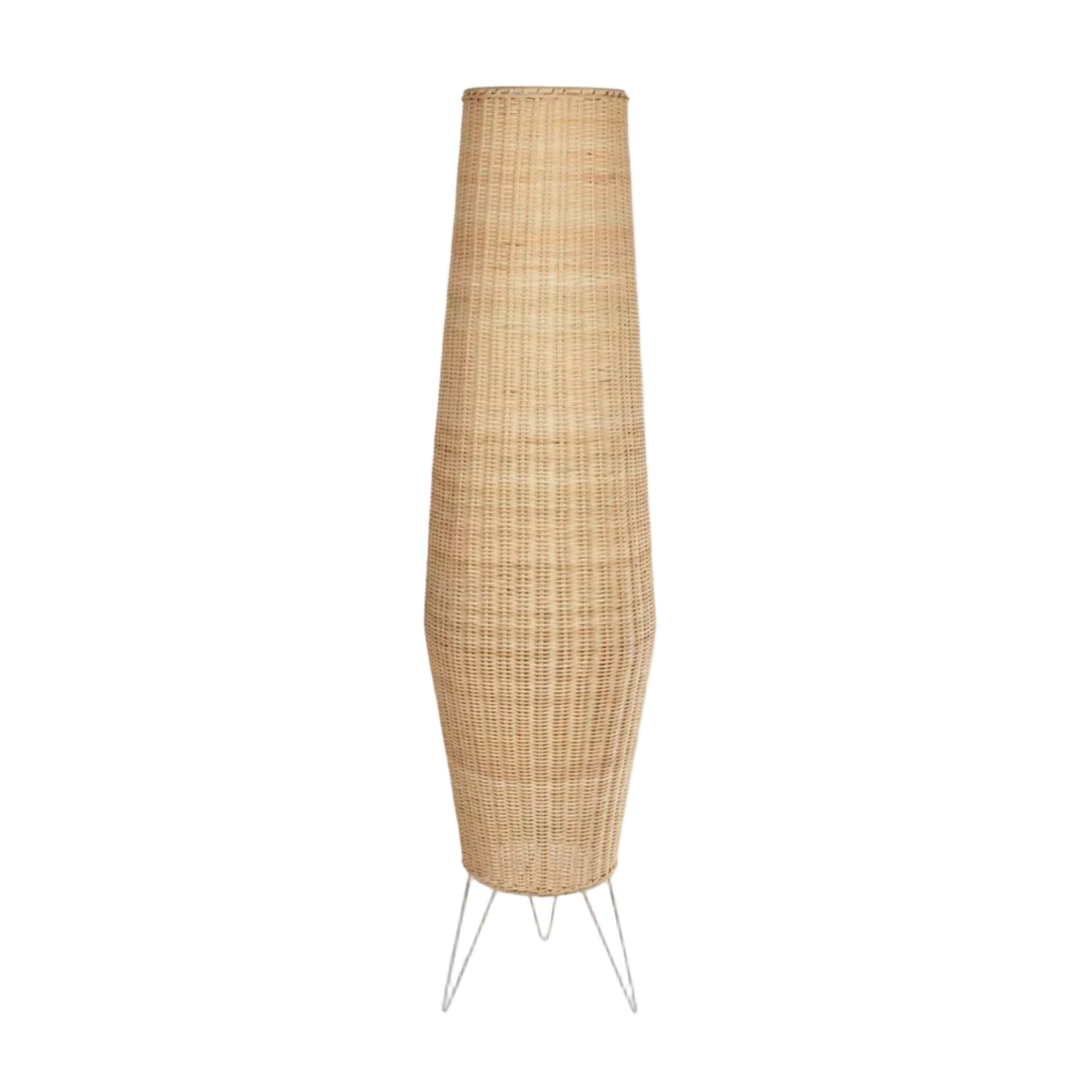 Lampa podłogowa KAMARIA rattan