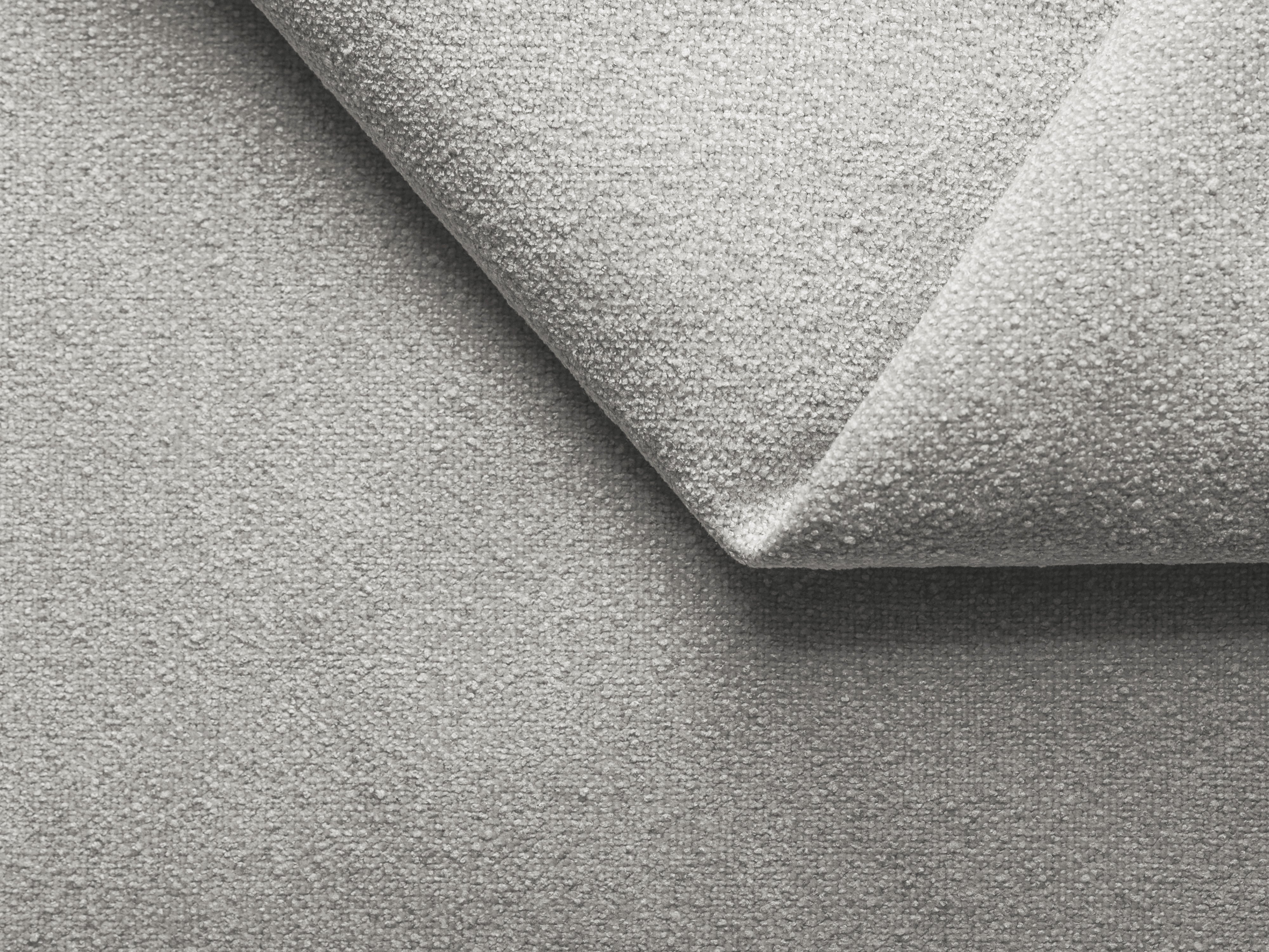 Sofa modułowa 3-osobowa AILANI srebrny boucle