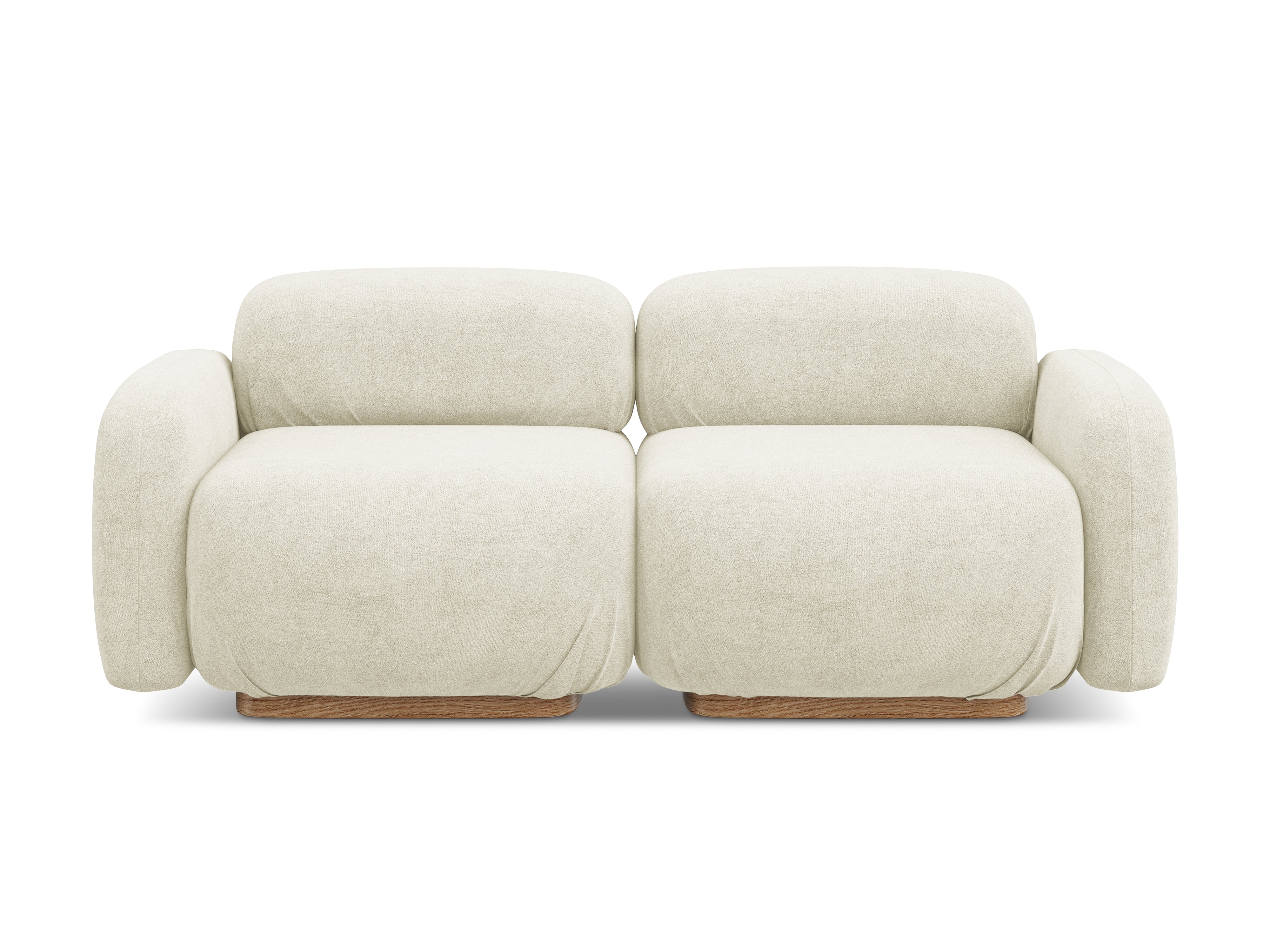 Sofa modułowa 3-osobowa AILANI ecru boucle