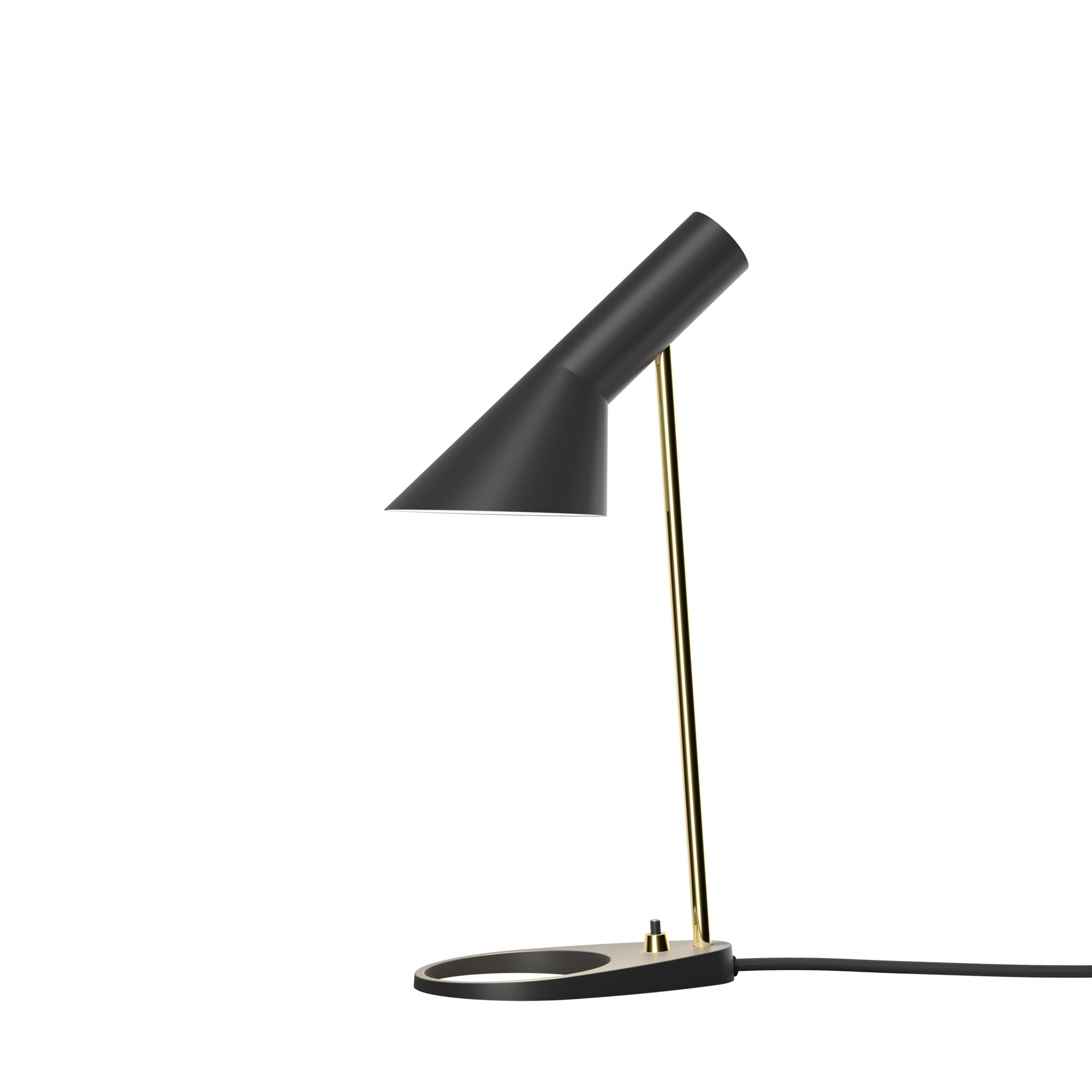 Lampa stołowa AJ MINI czarny z mosiężnym