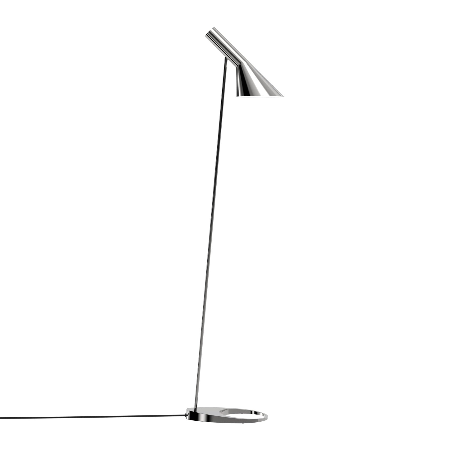 Lampa podłogowa AJ polerowana stal nierdzewna