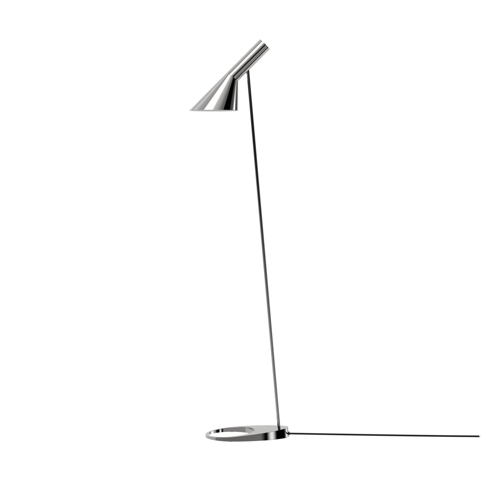 Lampa podłogowa AJ polerowana stal nierdzewna