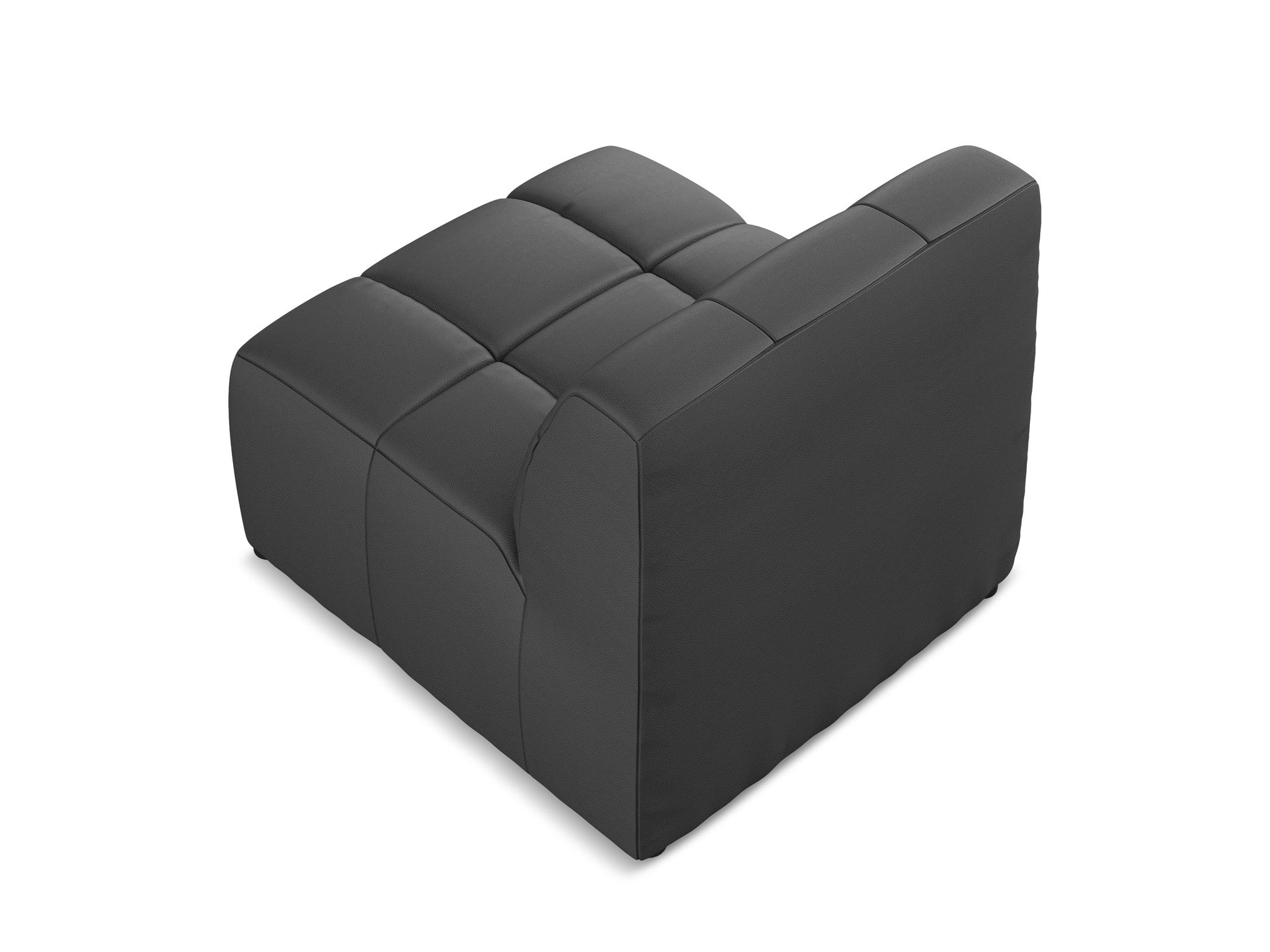 Sessel / Modul ALOHA graues Kunstleder