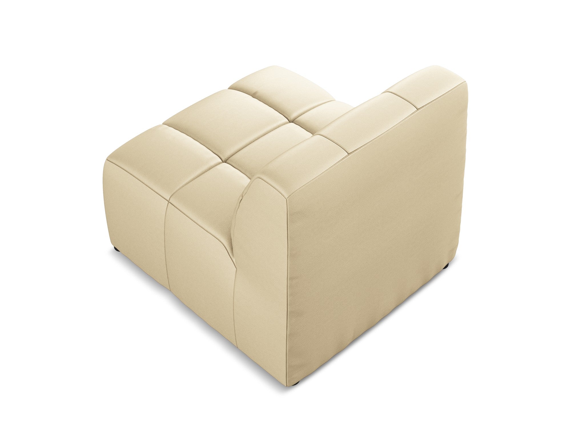 Armchair / module ALOHA beige eco-leather