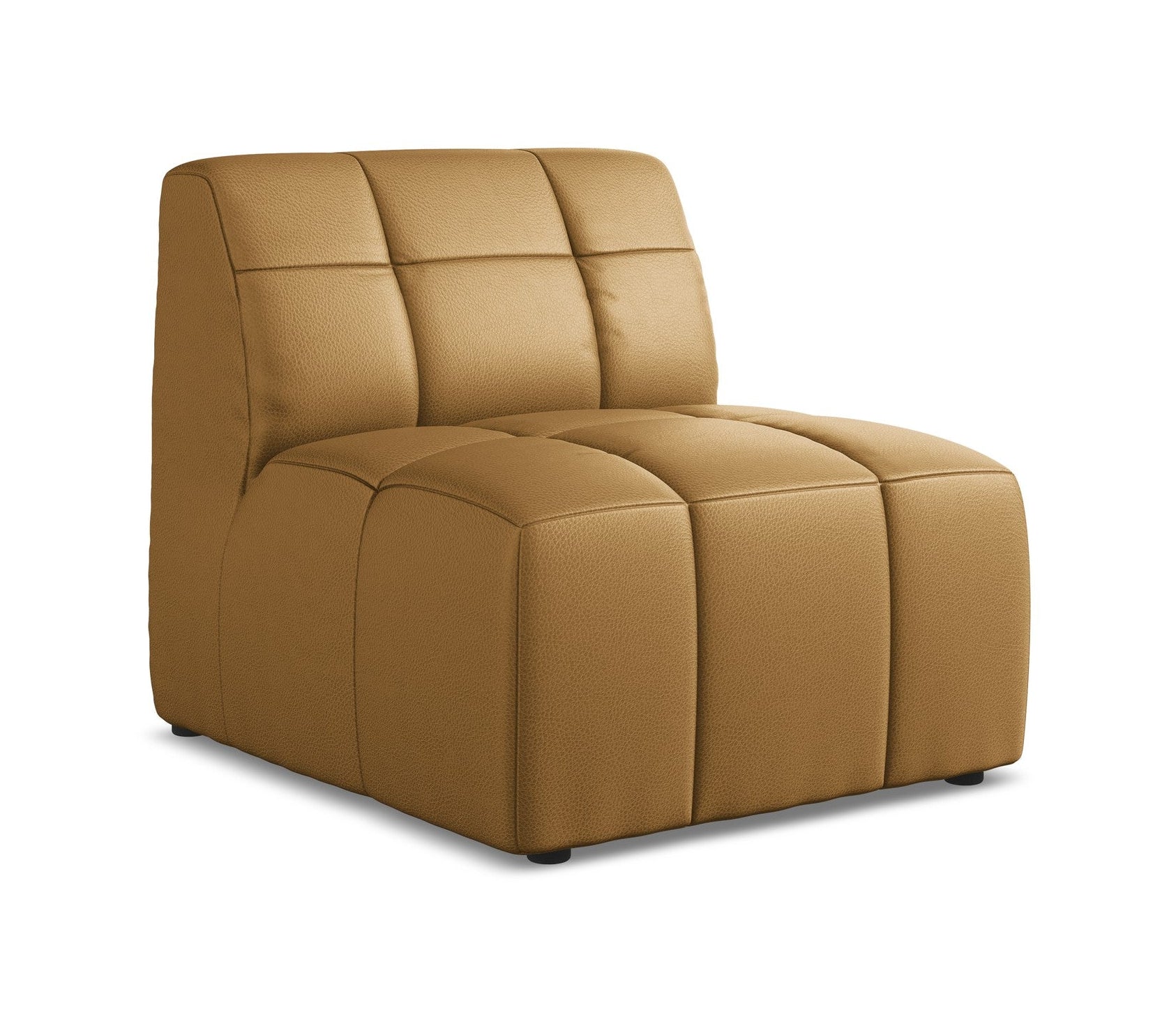 Armchair / module ALOHA caramel eco-leather