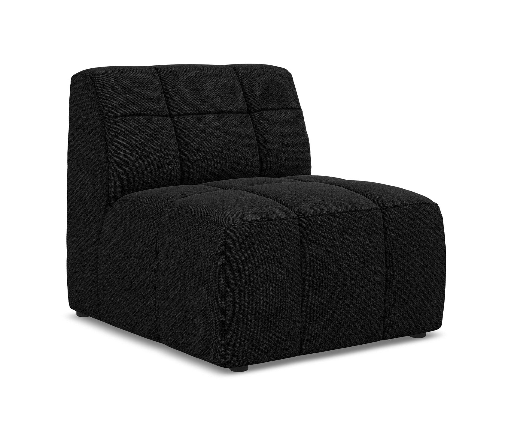 Fotel / moduł ALOHA czarny boucle