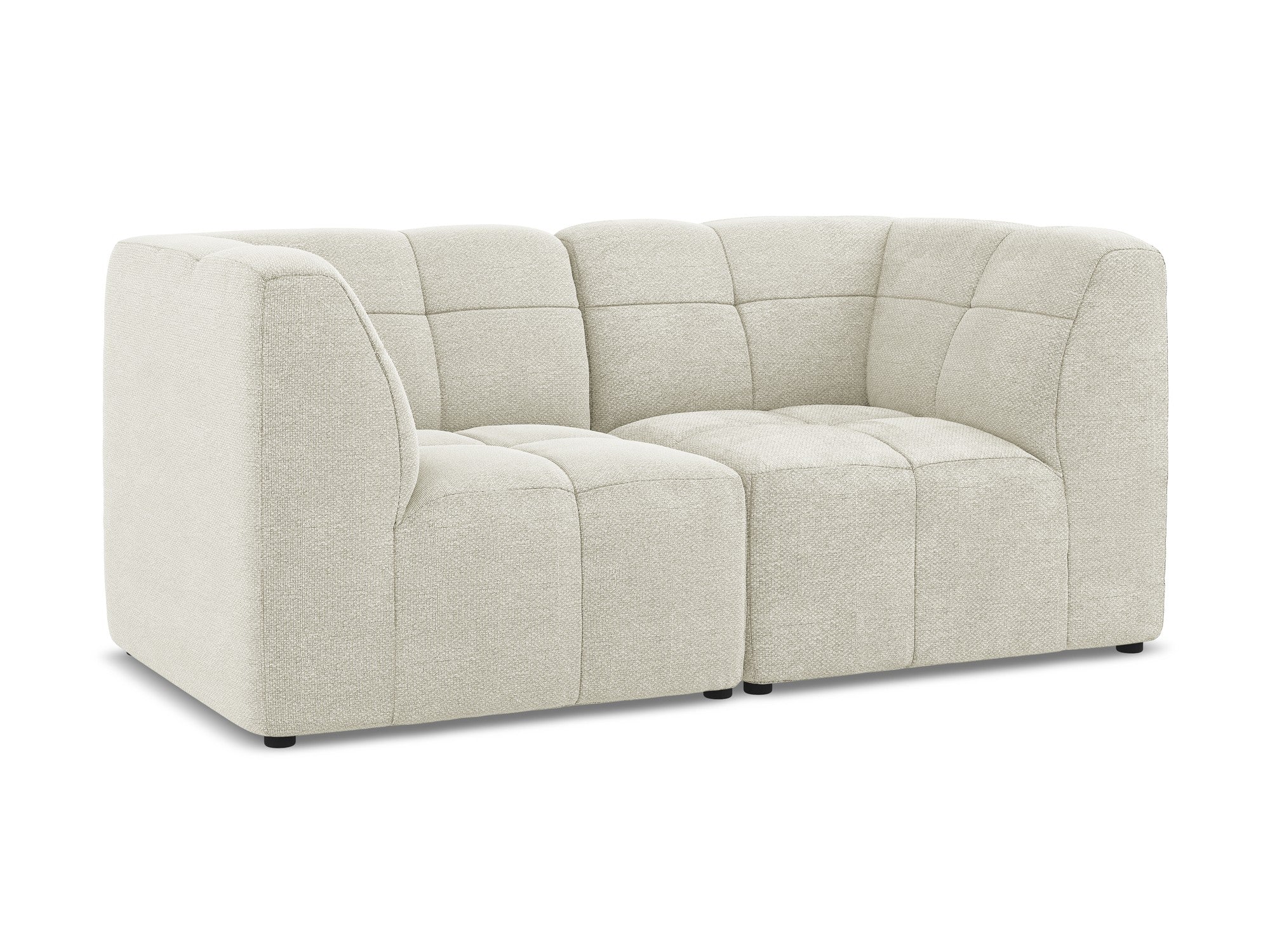 Sofa modułowa 2-osobowa ALOHA piaskowy boucle