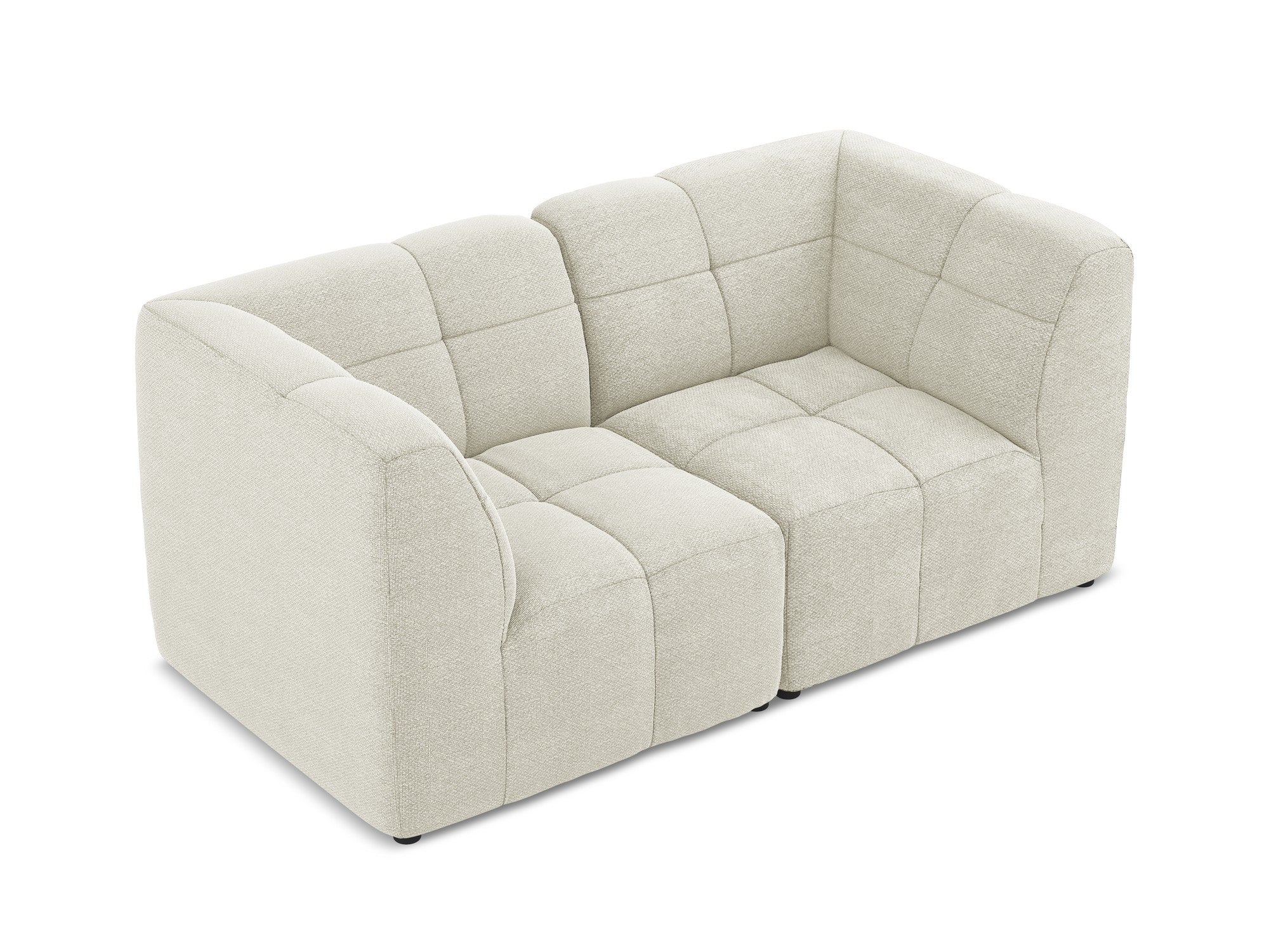 Sofa modułowa 2-osobowa ALOHA piaskowy boucle