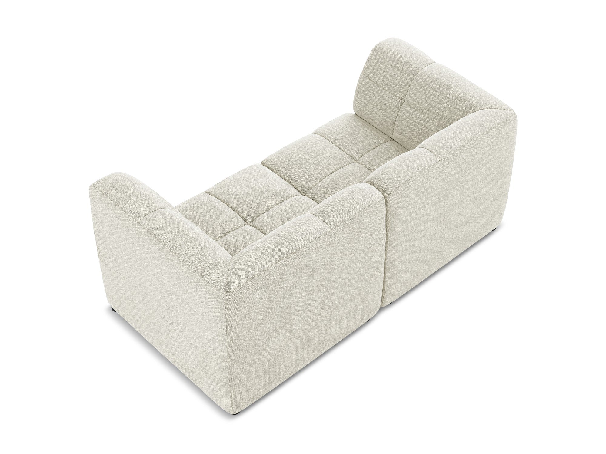 Sofa modułowa 2-osobowa ALOHA piaskowy boucle