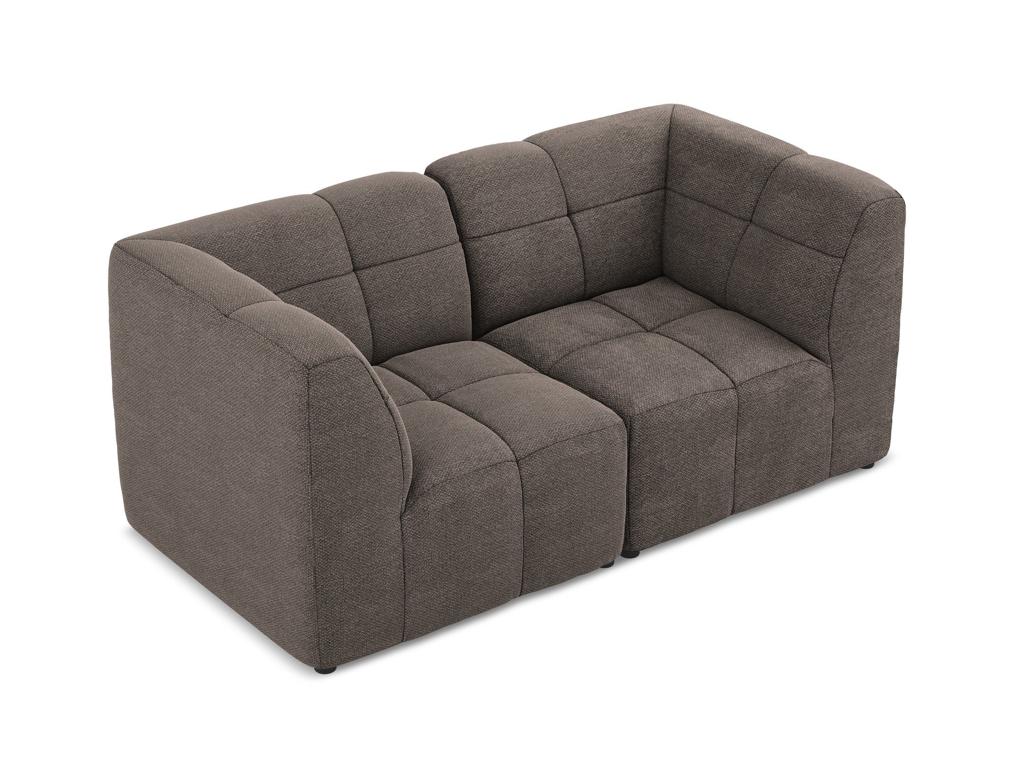 Sofa modułowa 2-osobowa ALOHA czekoladowy boucle