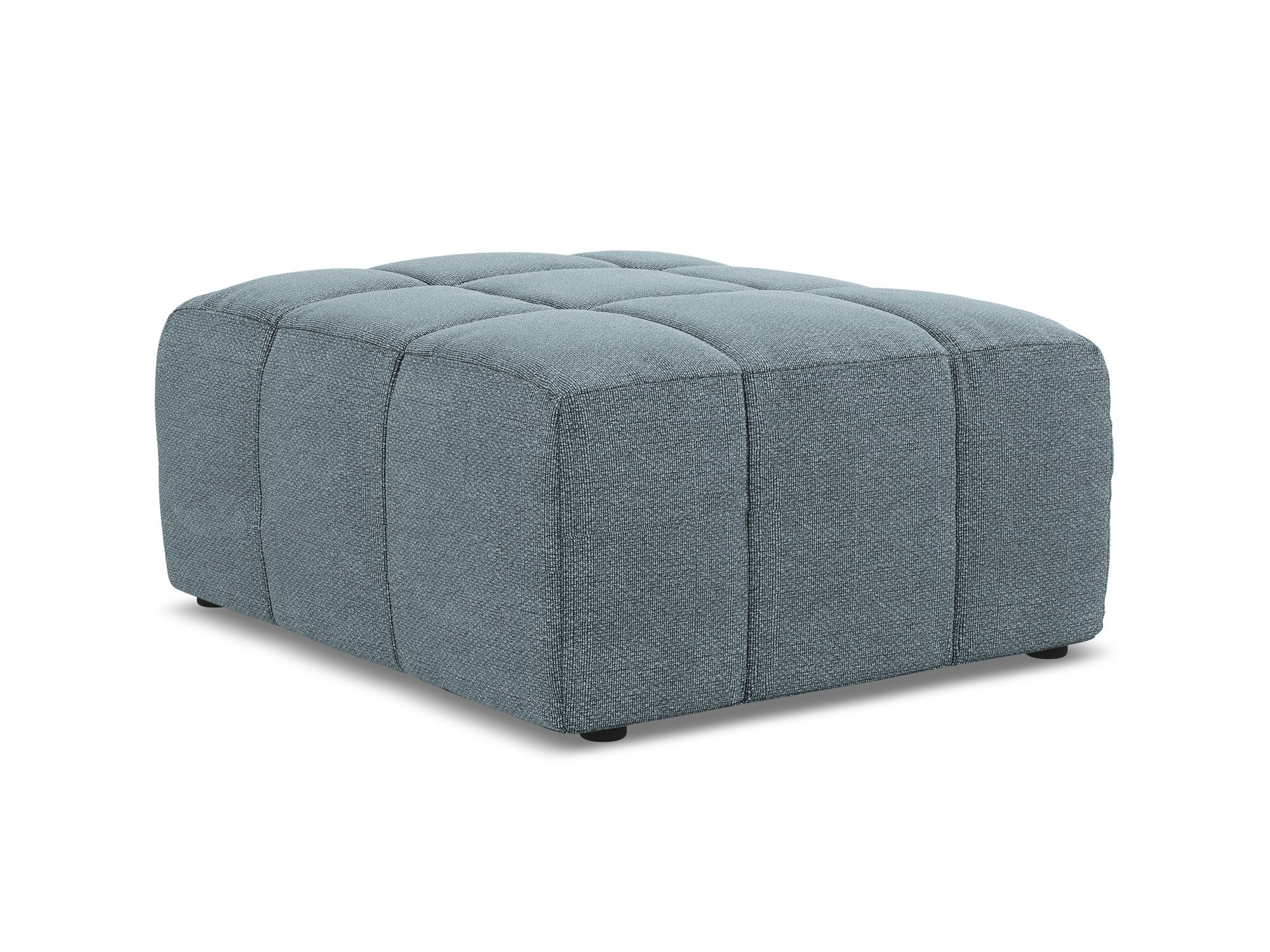 Hocker / Modul ALOHA Jeansblau Boucle