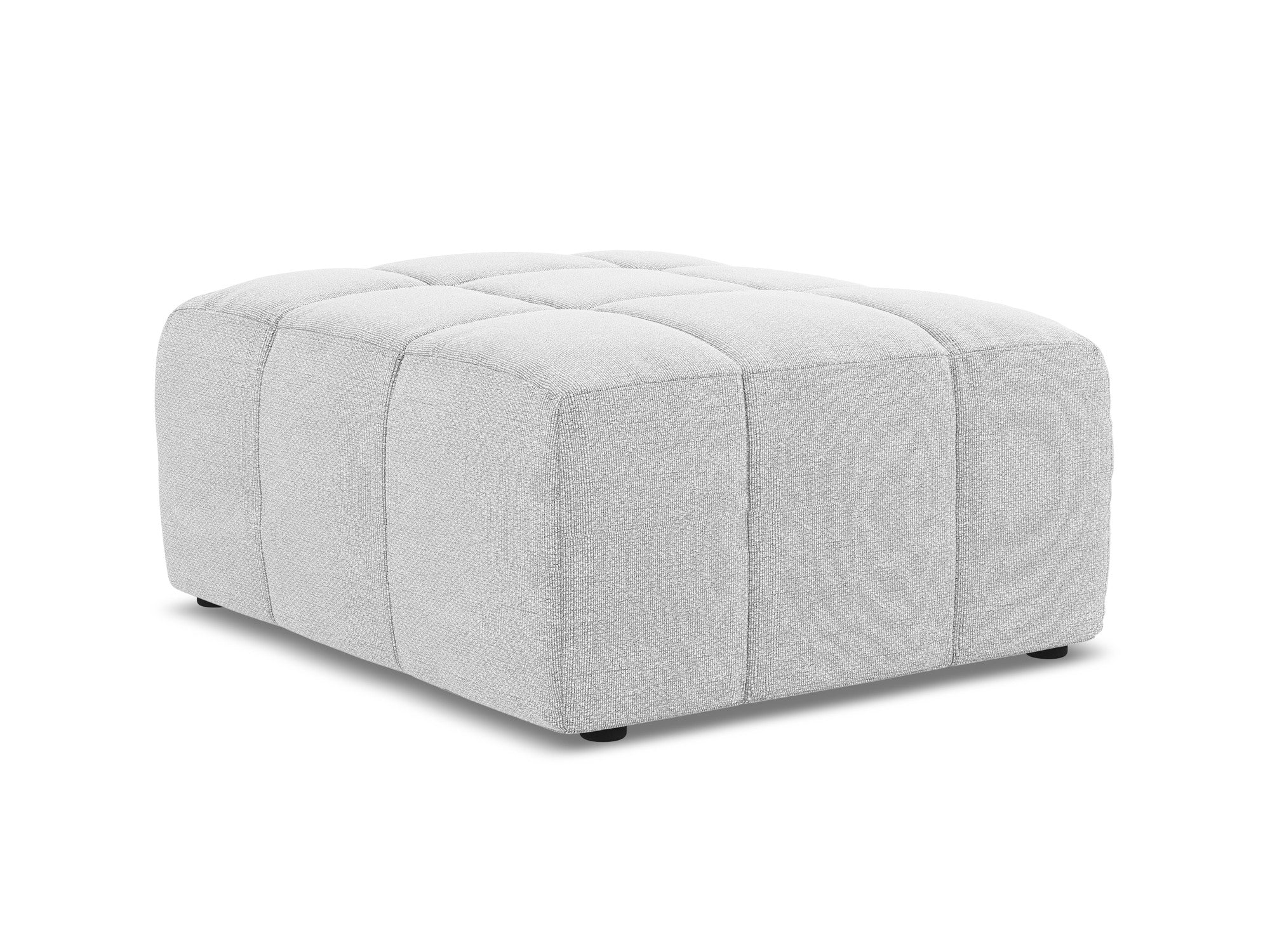 Pouf / Modul ALOHA silberner Boucle