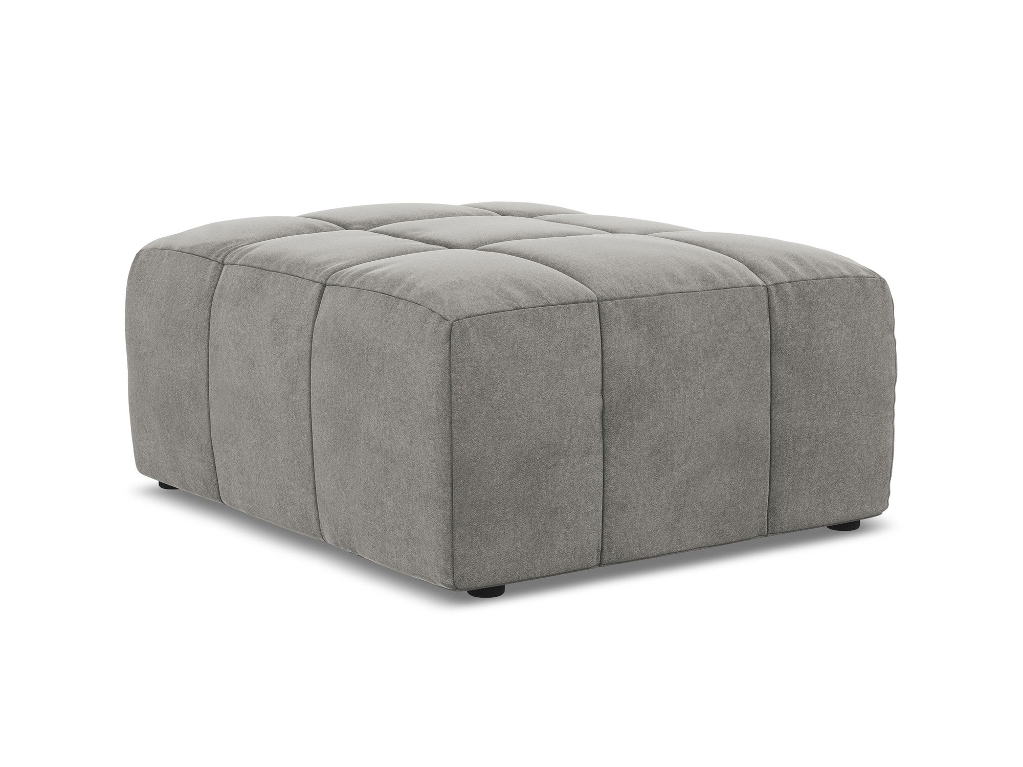 Hocker / samtiger ALOHA-Modul grau