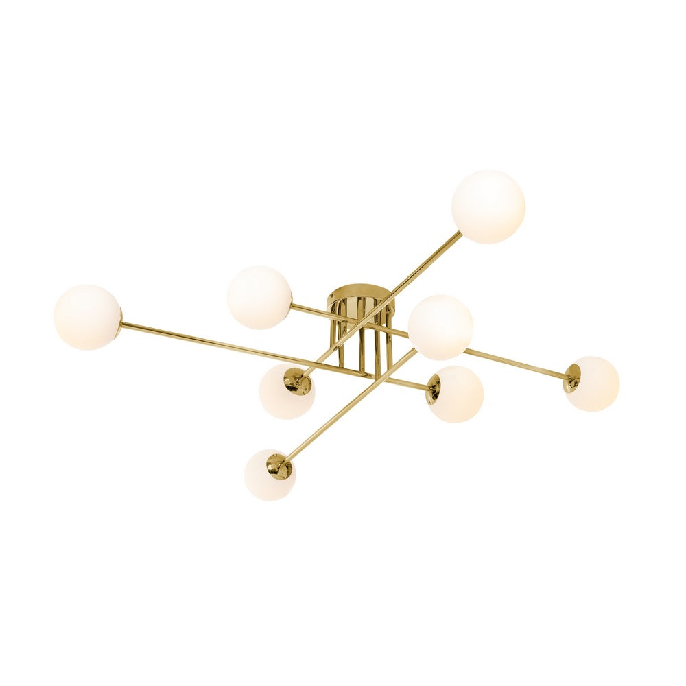 Lampa sufitowa ASTRA 8 złoty