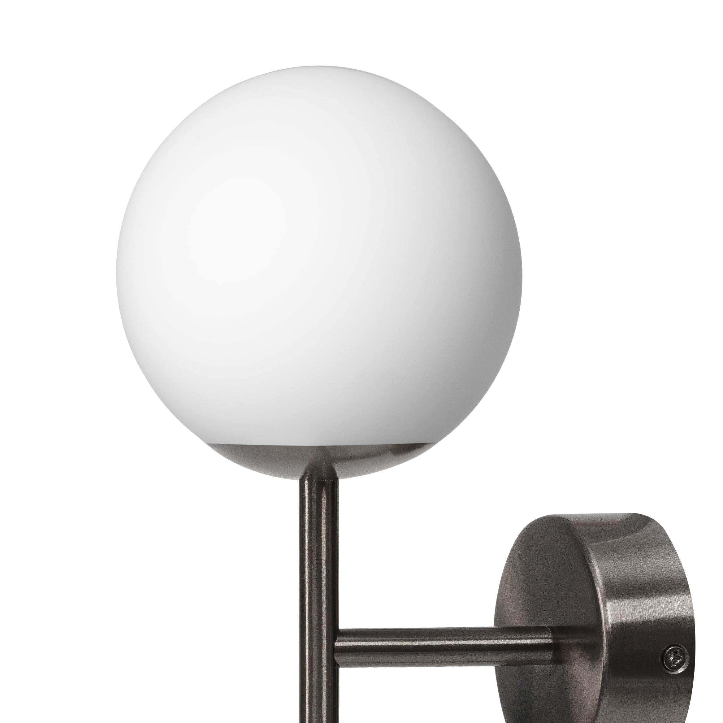 Lampa ścienna ASTRA DECO tytan szczotkowany