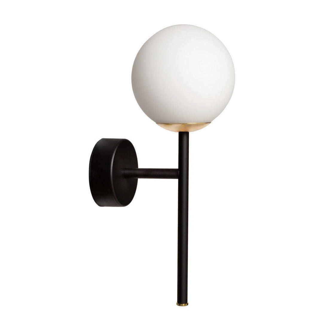 Lampa ścienna ASTRA DECO czarny ze złotym