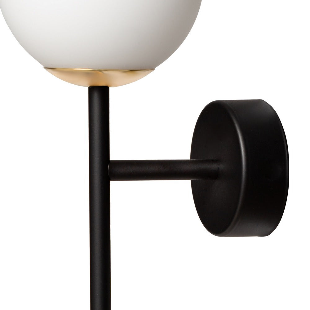 Lampa ścienna ASTRA DECO czarny ze złotym