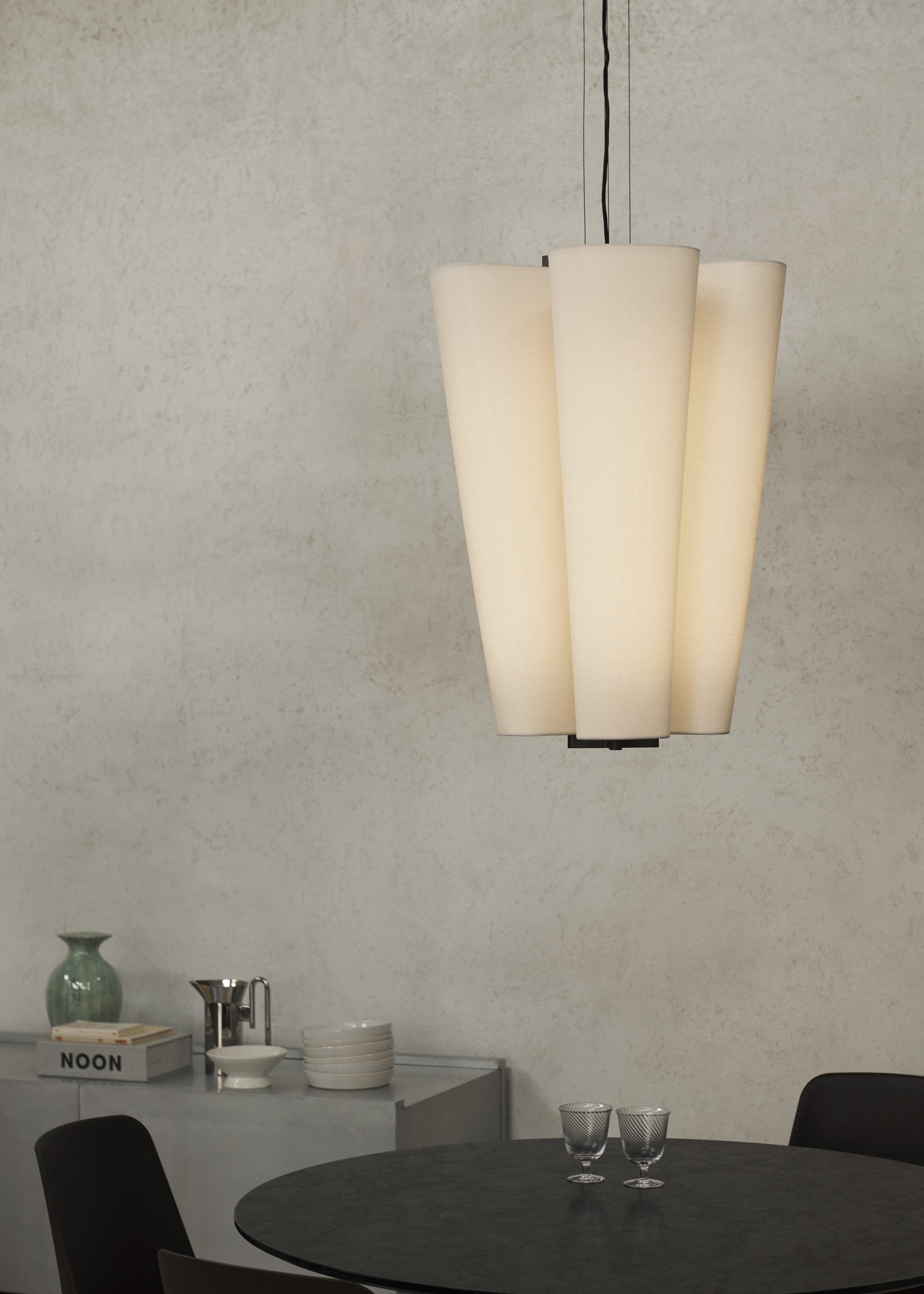 Lampa wisząca BELLA beżowy z brązowym wykończeniem