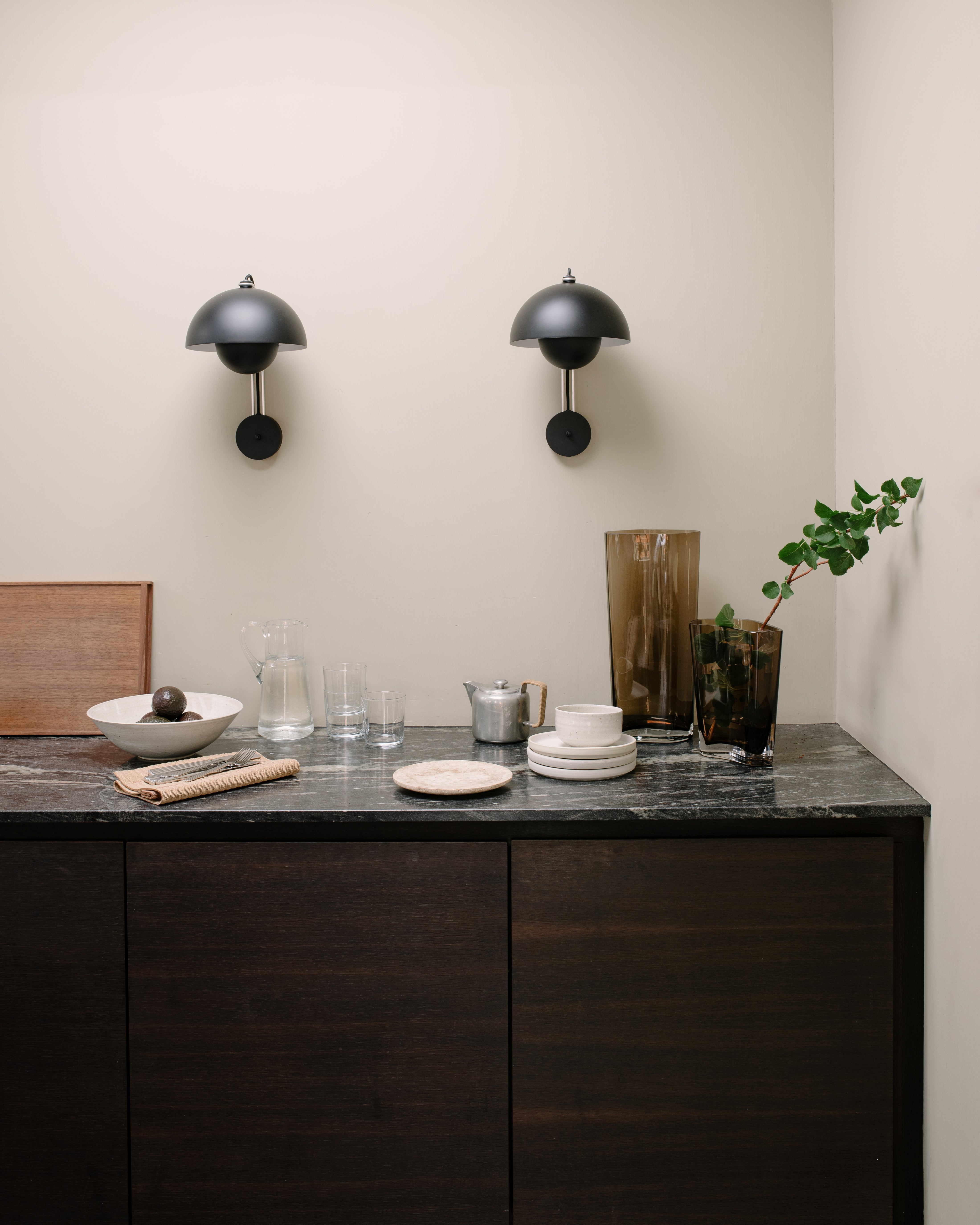 Lampa ścienna FLOWERPOT VP8 matowy czarny