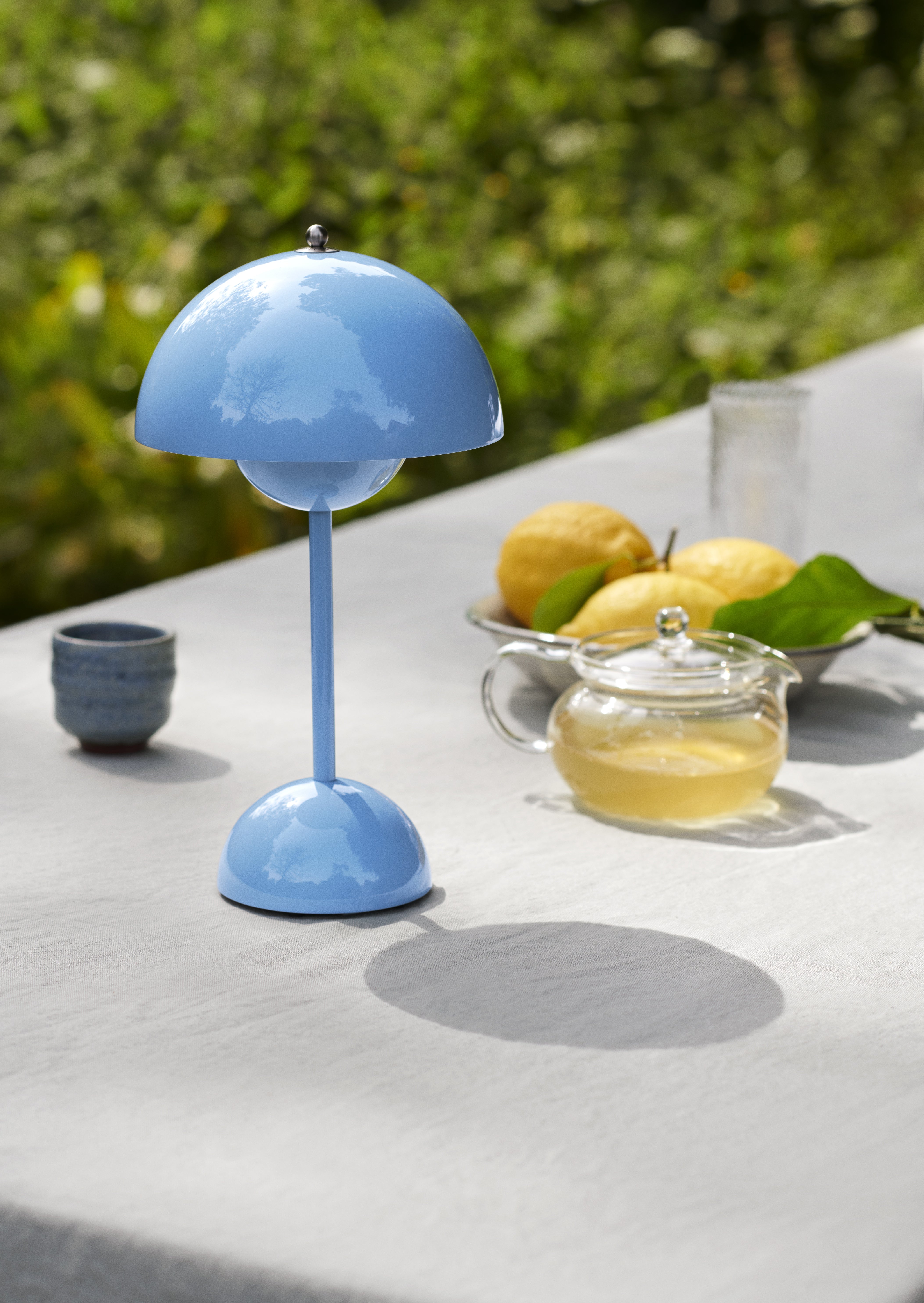Lampa przenośna FLOWERPOT VP9 błękitny