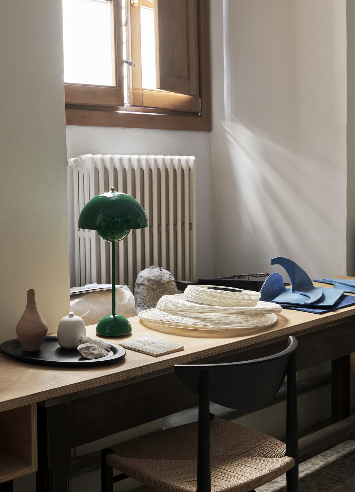 Lampa stołowa FLOWERPOT VP3 intensywny zielony