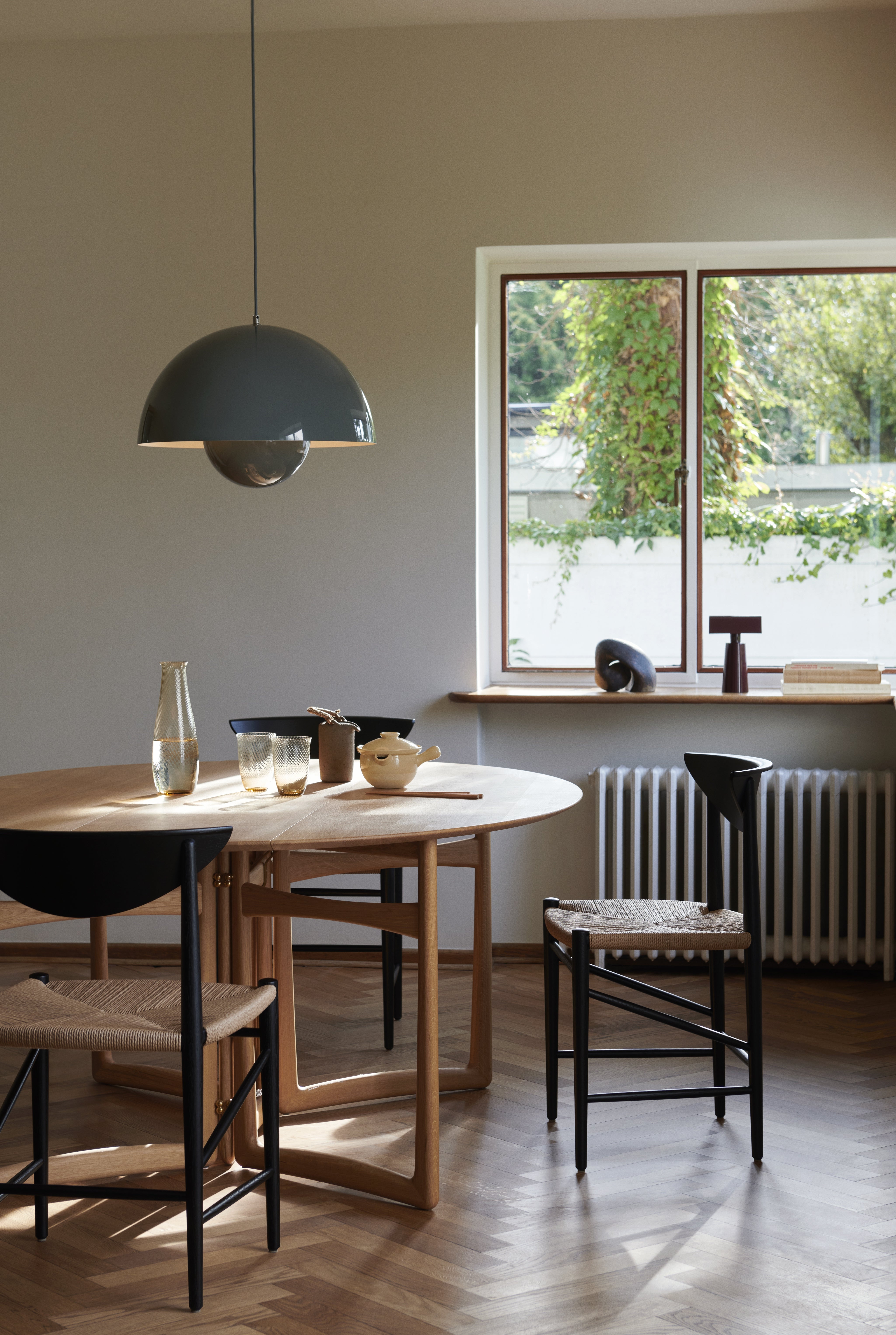 Lampa wisząca FLOWERPOT szaroniebieski
