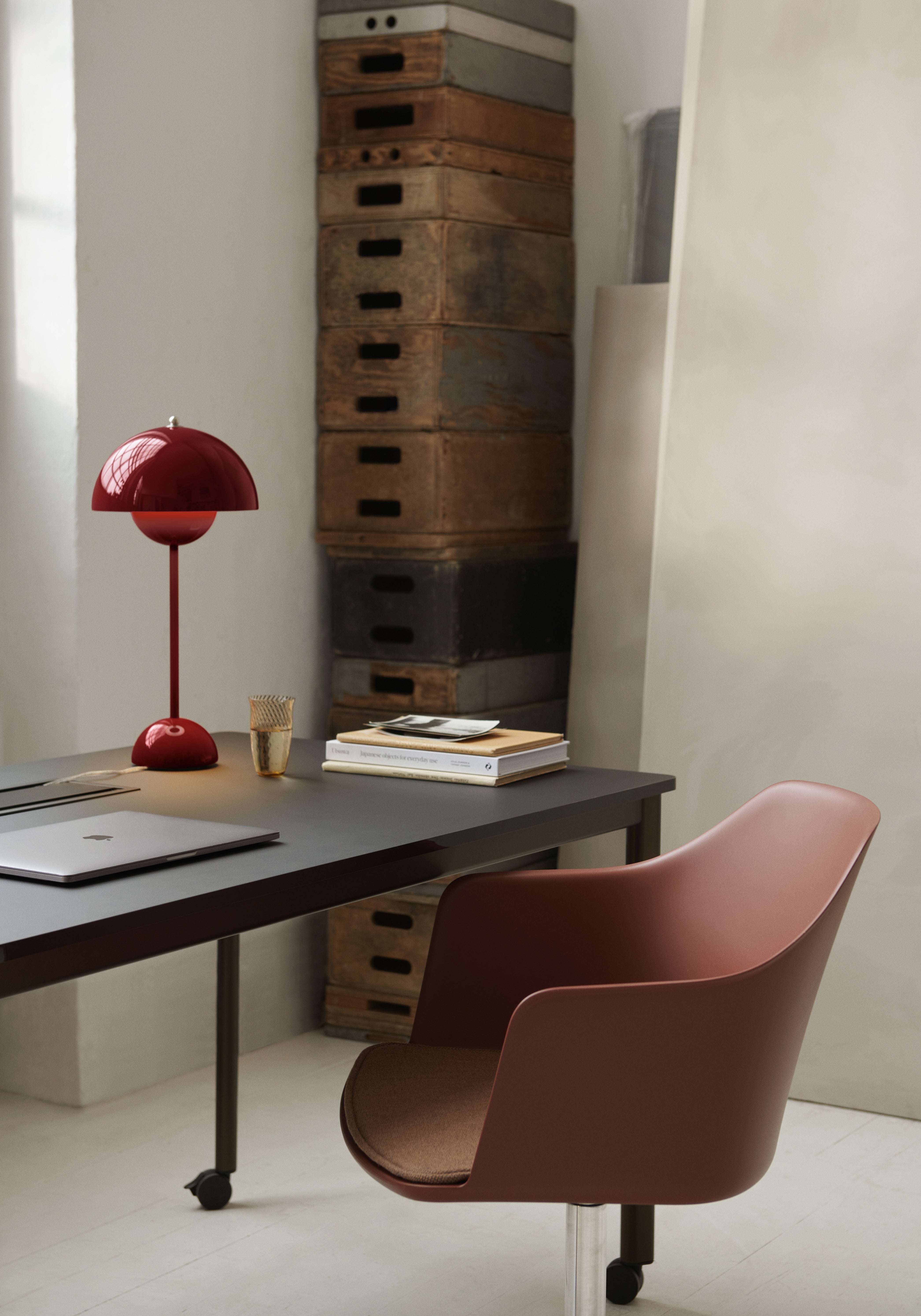 Lampa stołowa FLOWERPOT VP3 fuksja