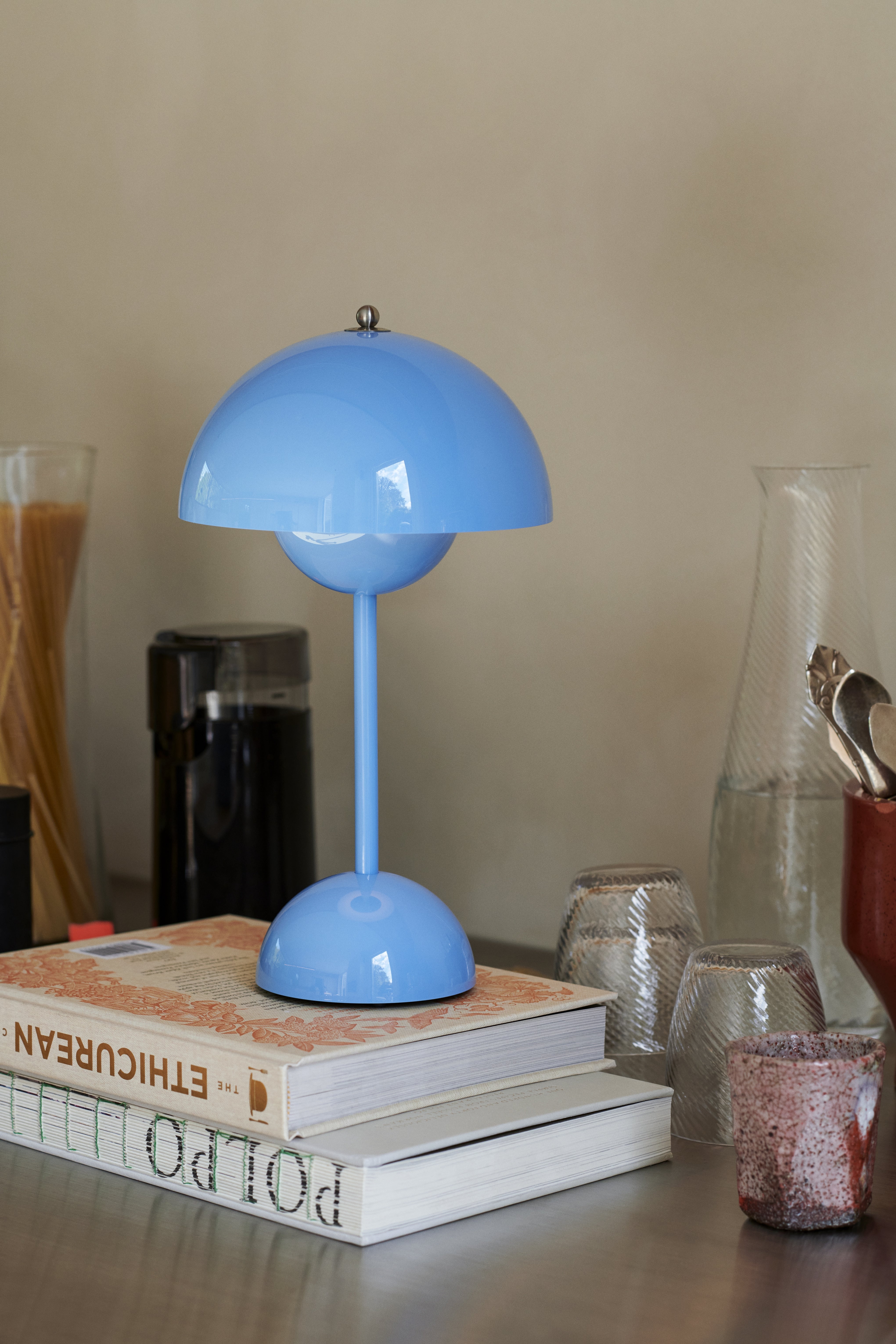 Lampa przenośna FLOWERPOT VP9 błękitny