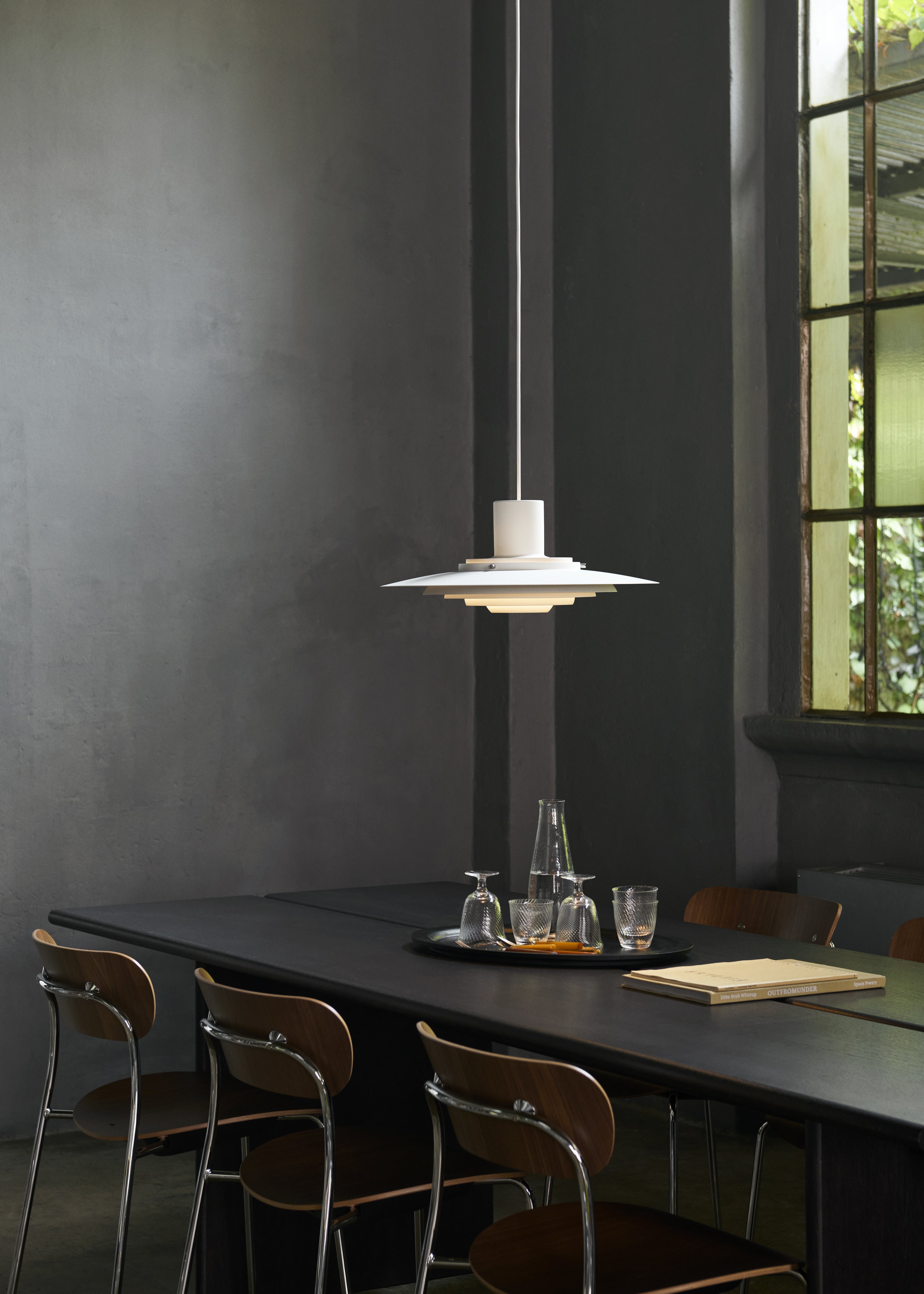 Lampa wisząca P376 matowy biały