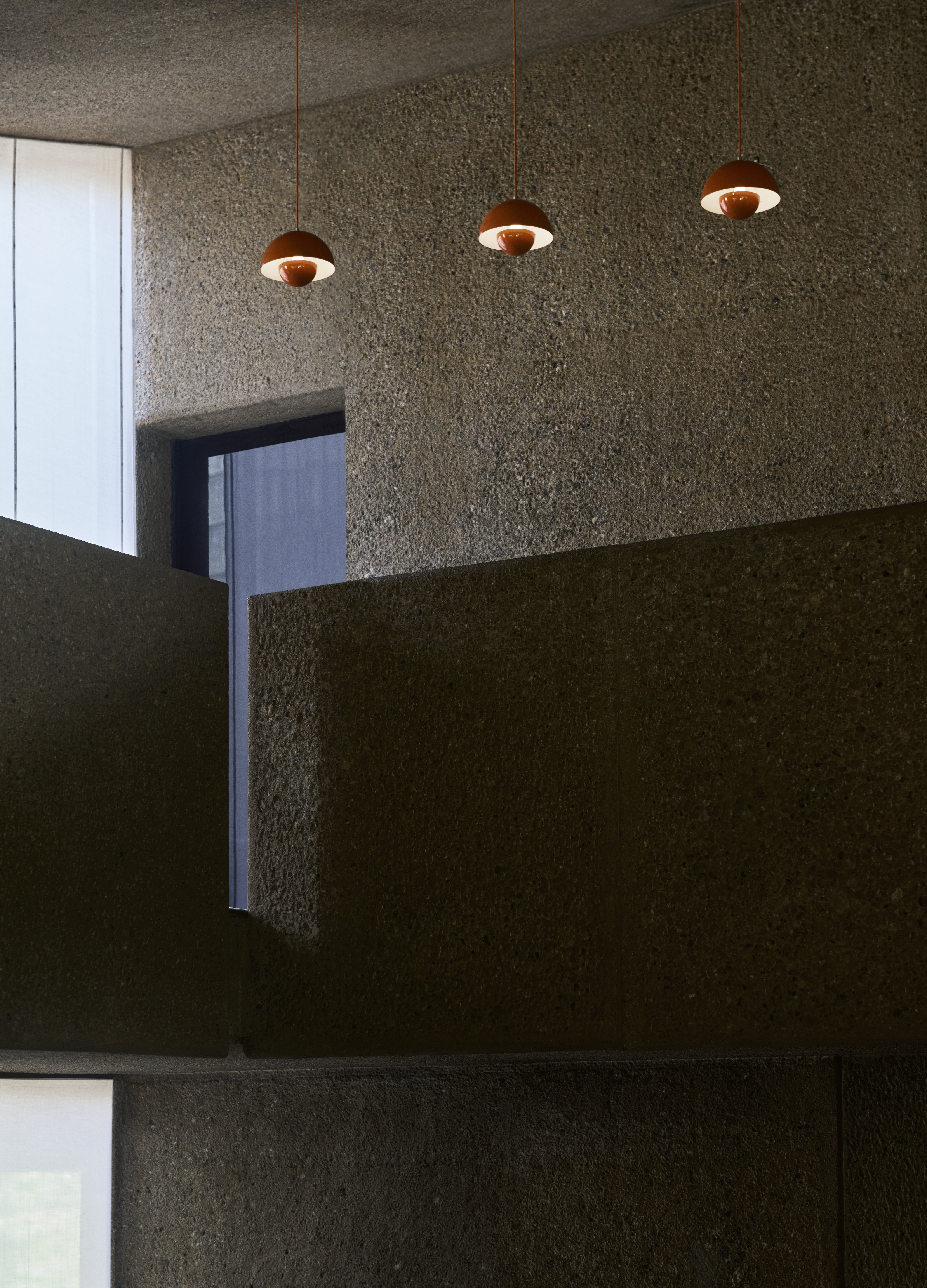 Lampa wisząca FLOWERPOT pomarańczowy