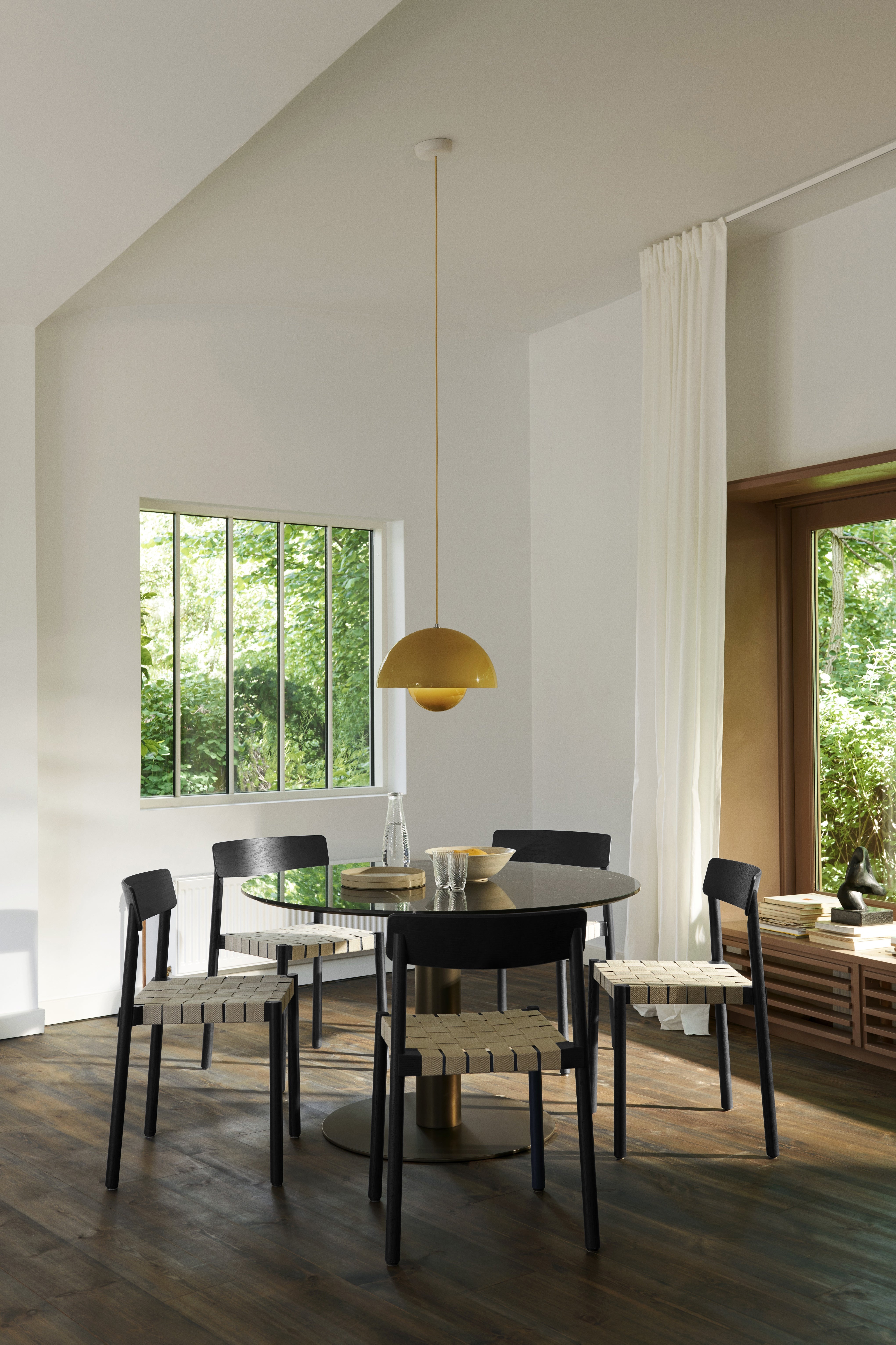 Lampa wisząca FLOWERPOT musztardowy