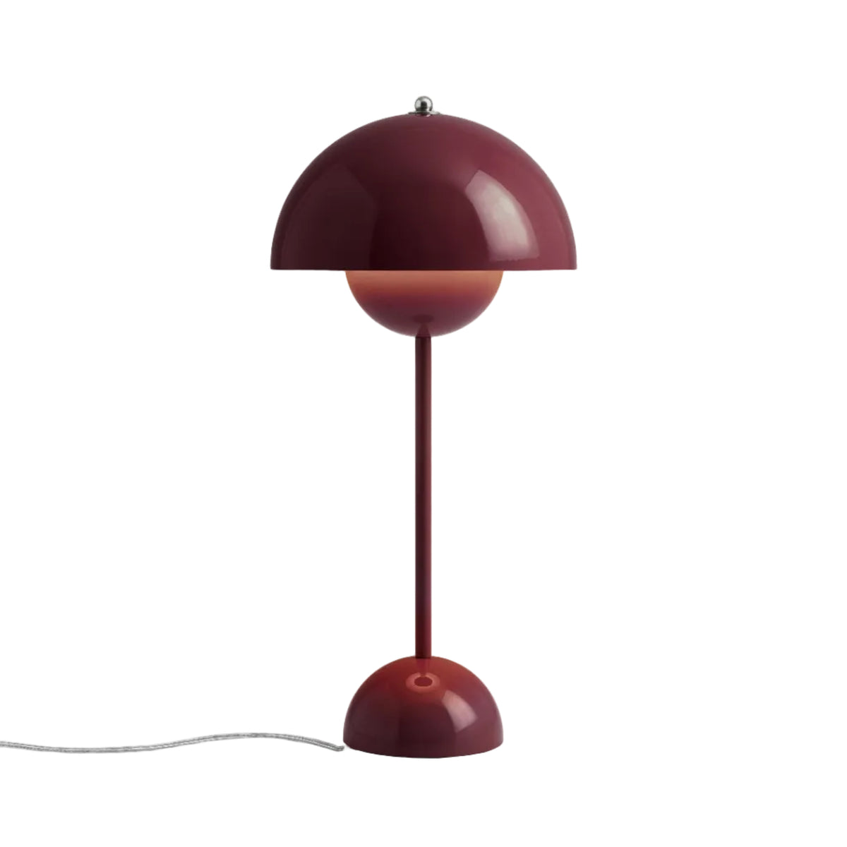 Lampa stołowa FLOWERPOT VP3 ciemna śliwka