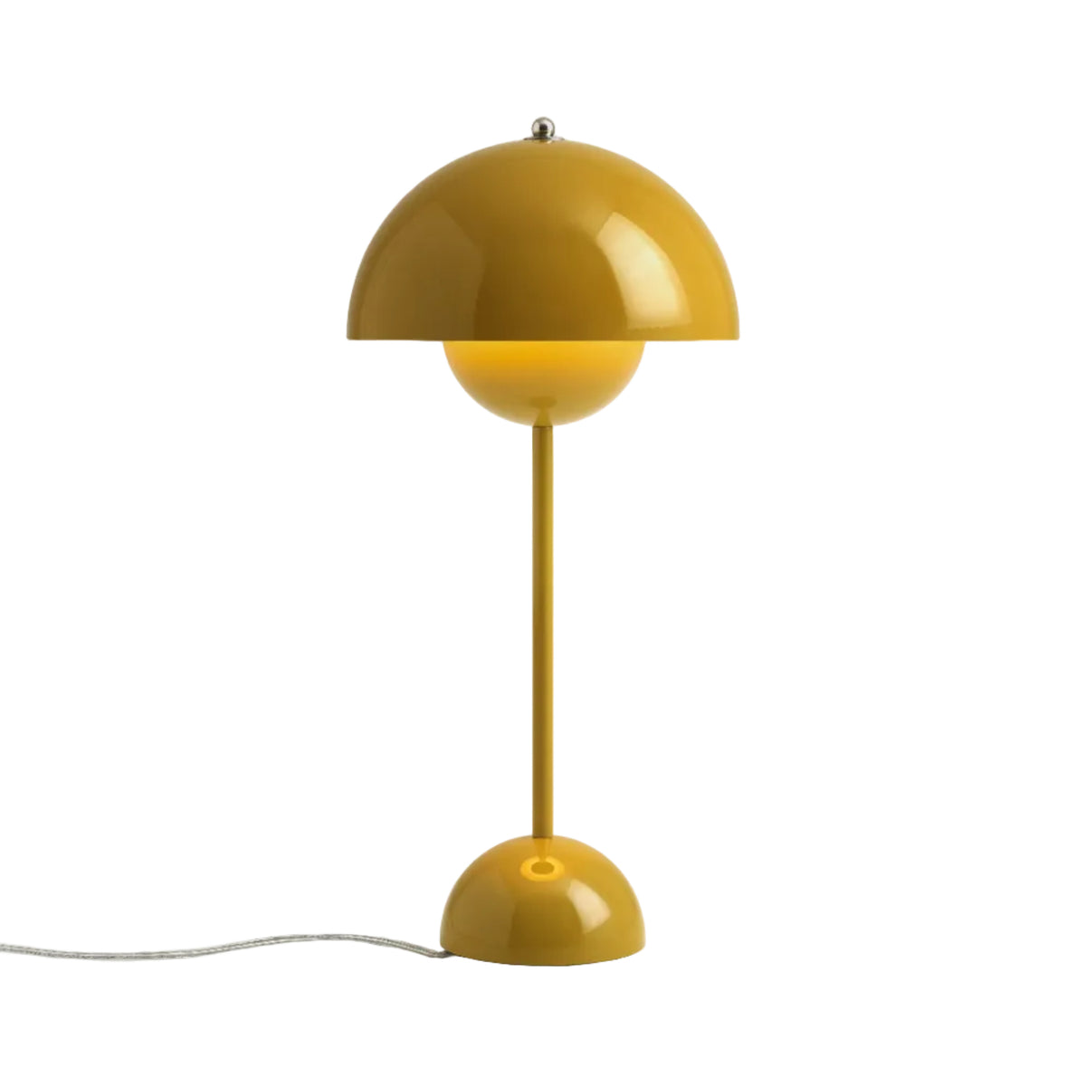 Lampa stołowa FLOWERPOT VP3 musztardowy