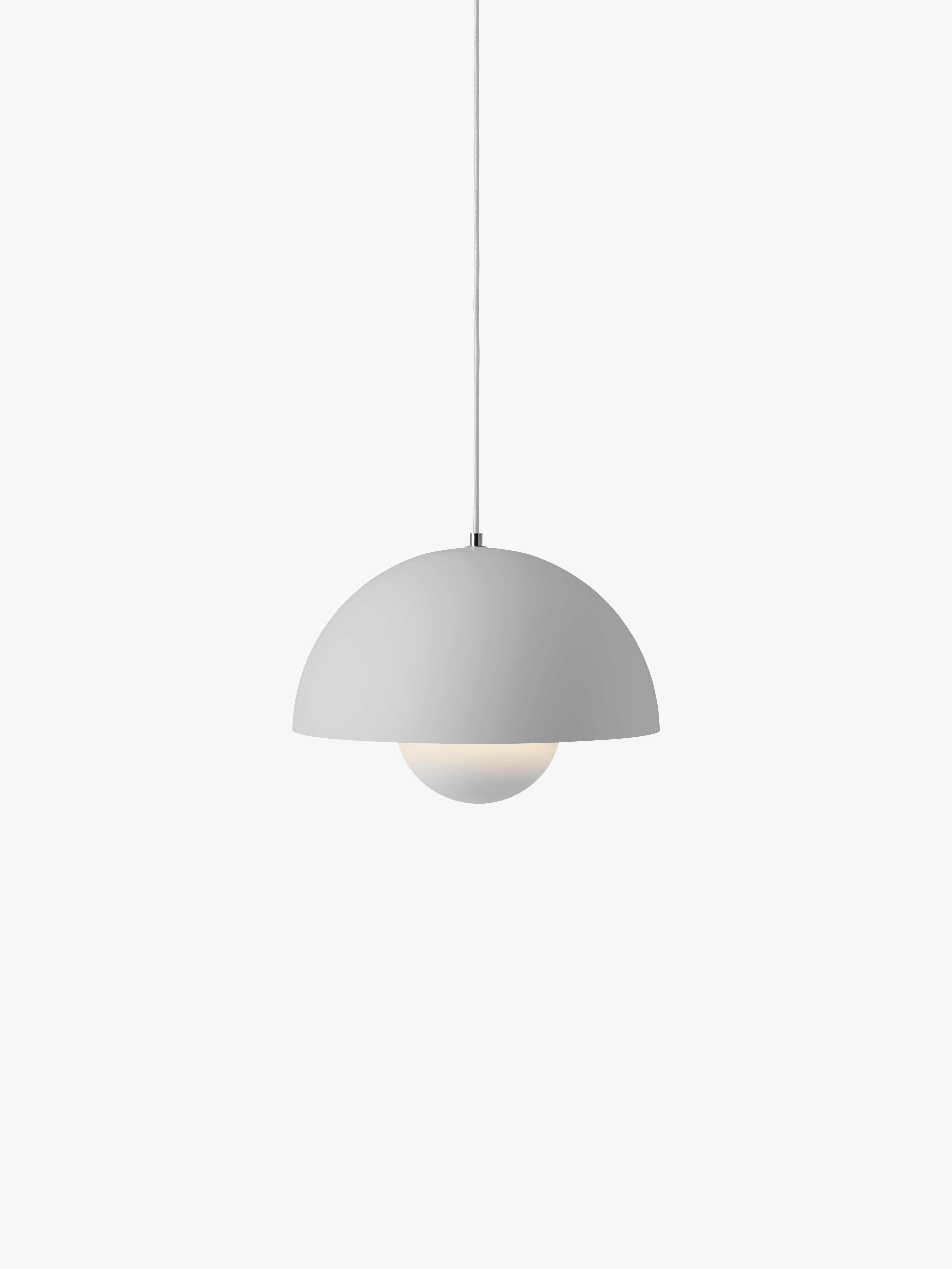 Lampa wisząca FLOWERPOT matowy jasnoszary