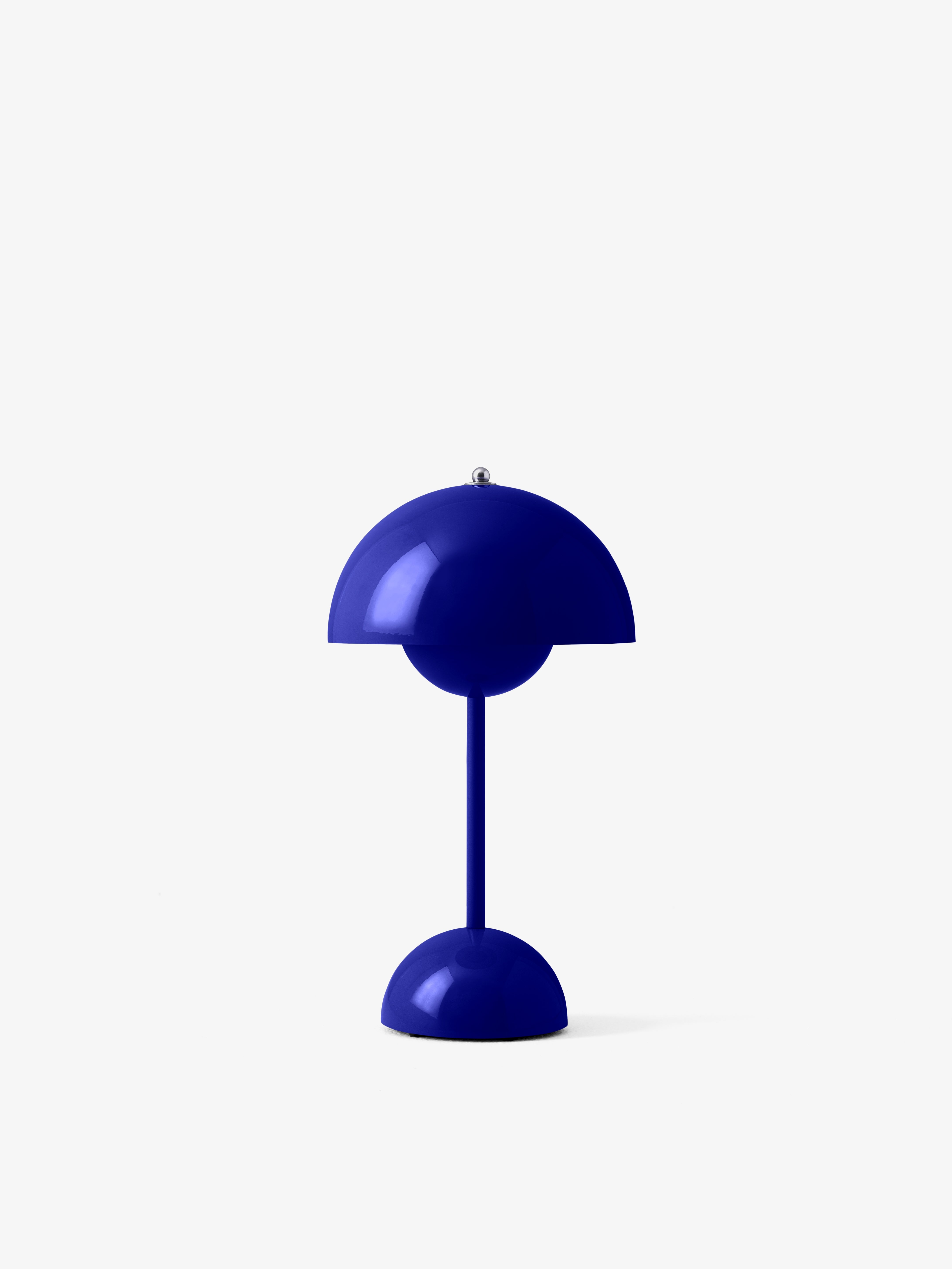 Lampa przenośna FLOWERPOT VP9 kobaltowy