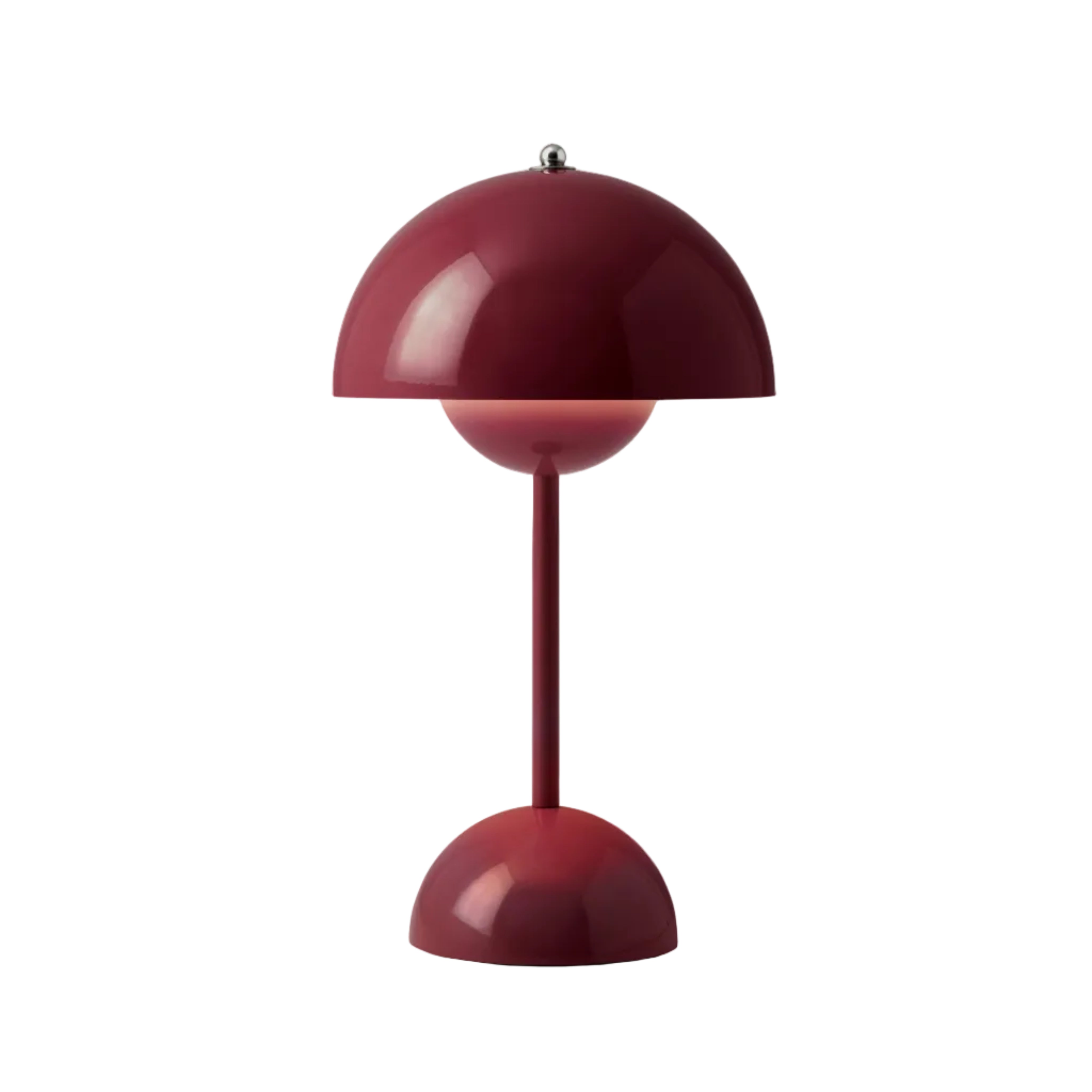 Lampa przenośna FLOWERPOT VP9 ciemny śliwkowy