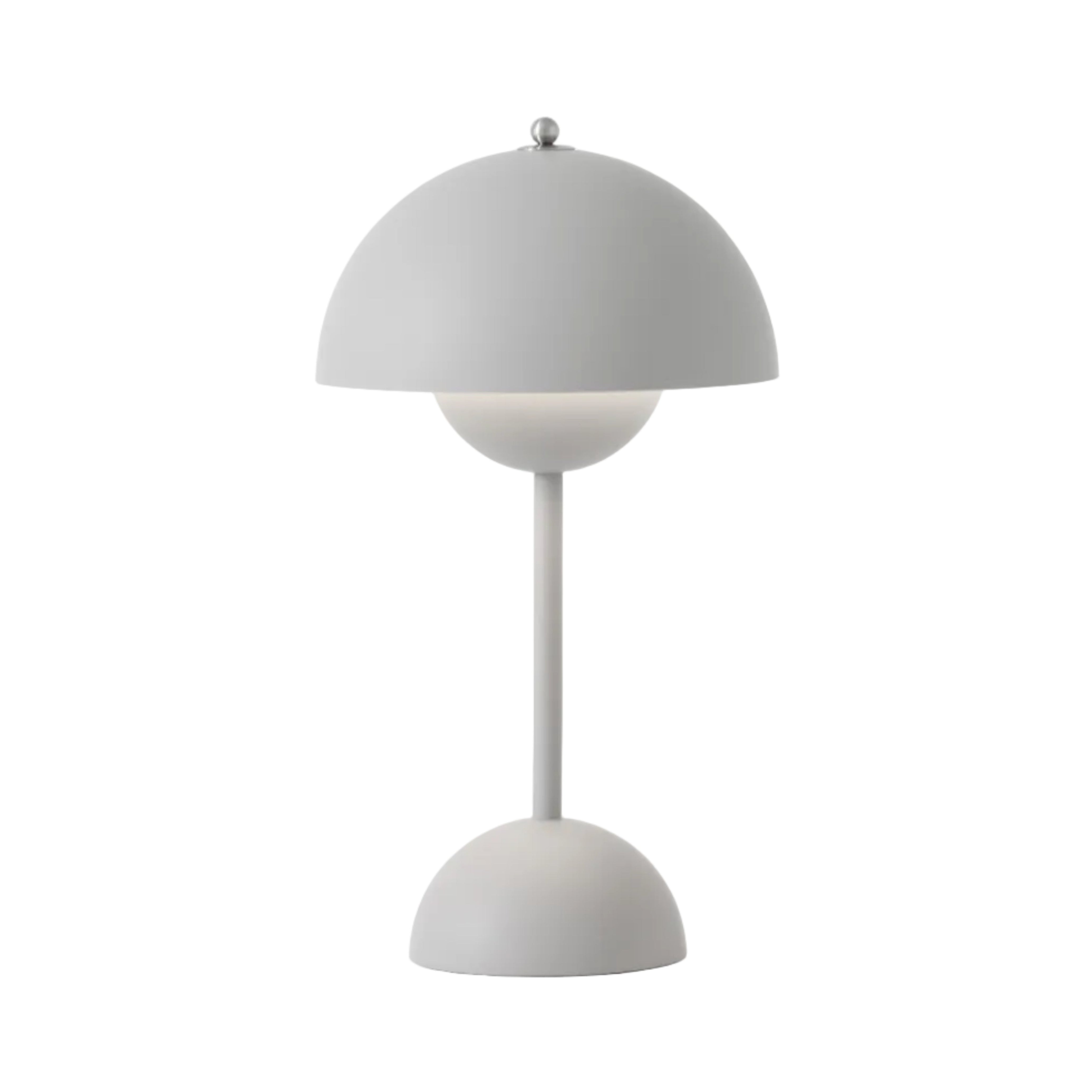 Lampa przenośna FLOWERPOT VP9 matowy jasnoszary