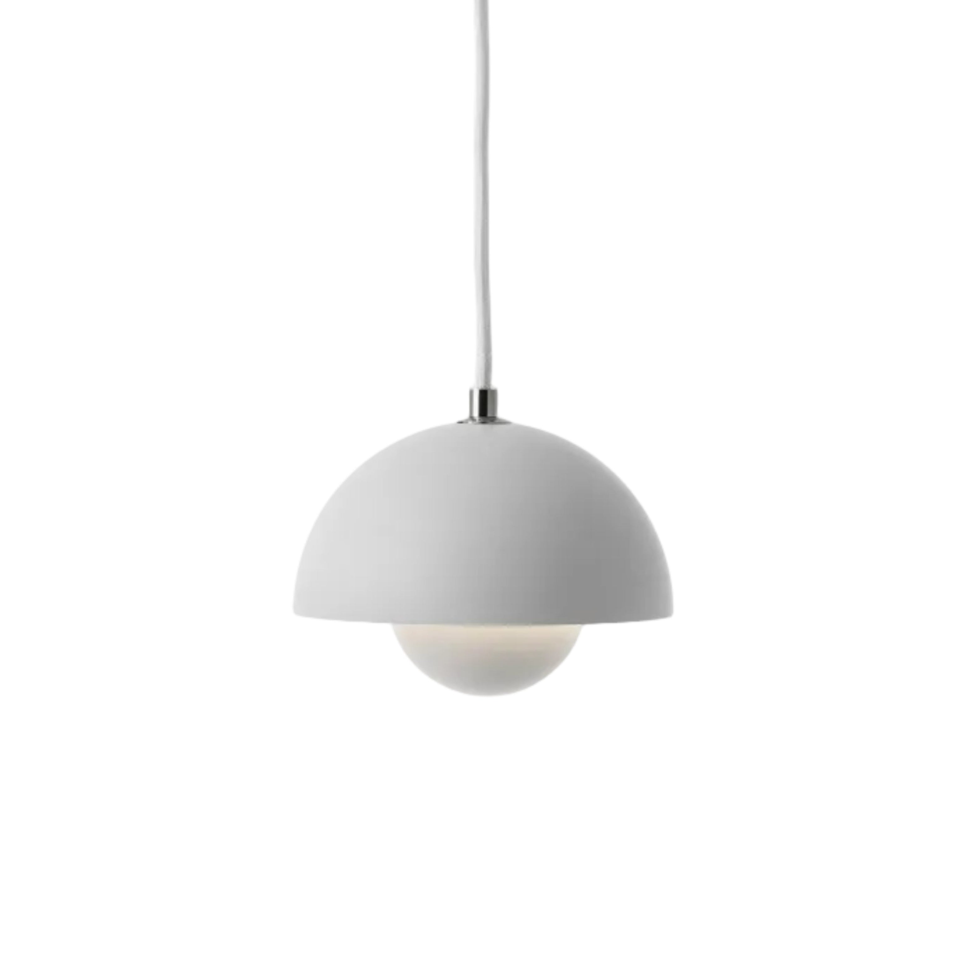 Lampa wisząca FLOWERPOT matowy jasnoszary