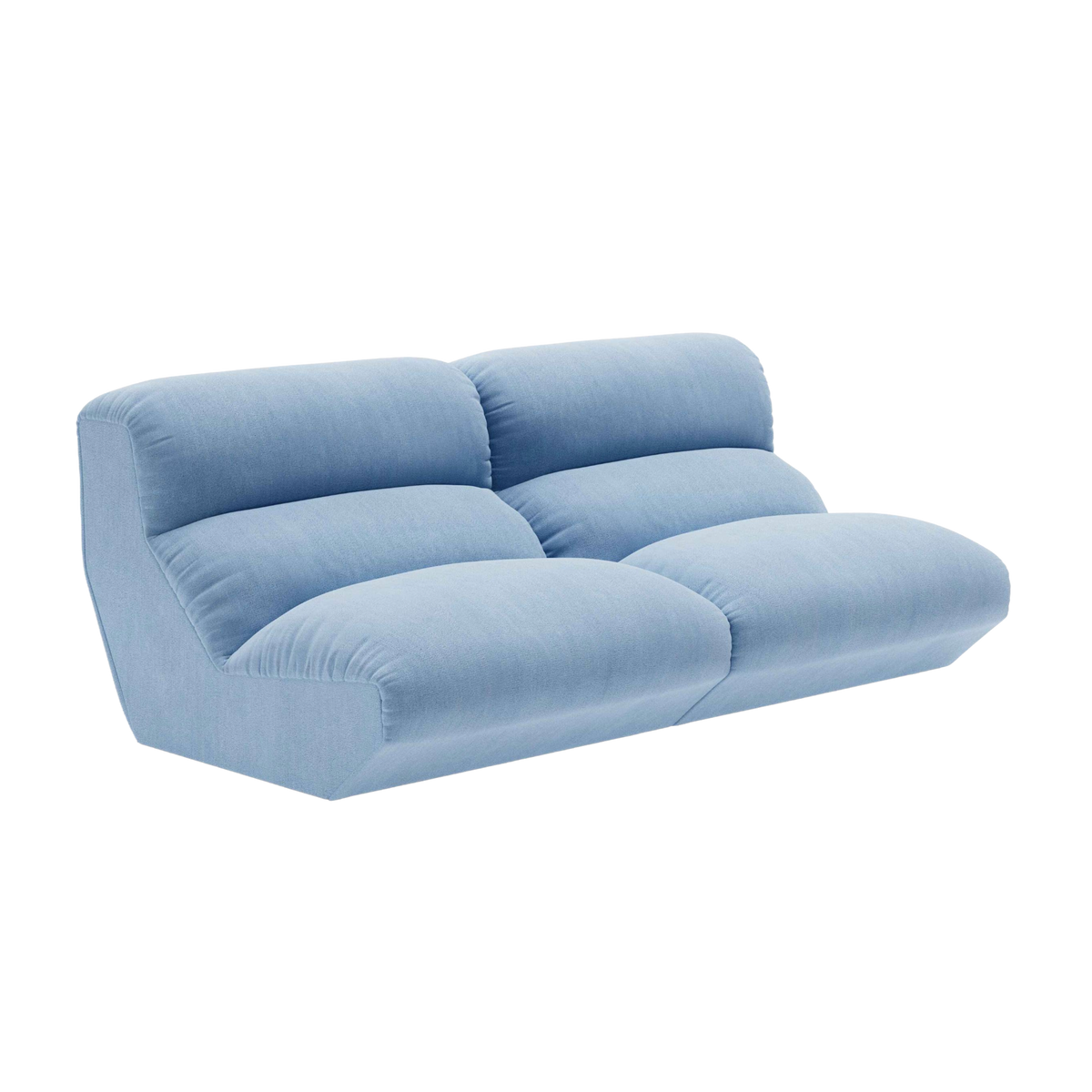 Sofa modułowa 3-osobowa HI LO błękitny