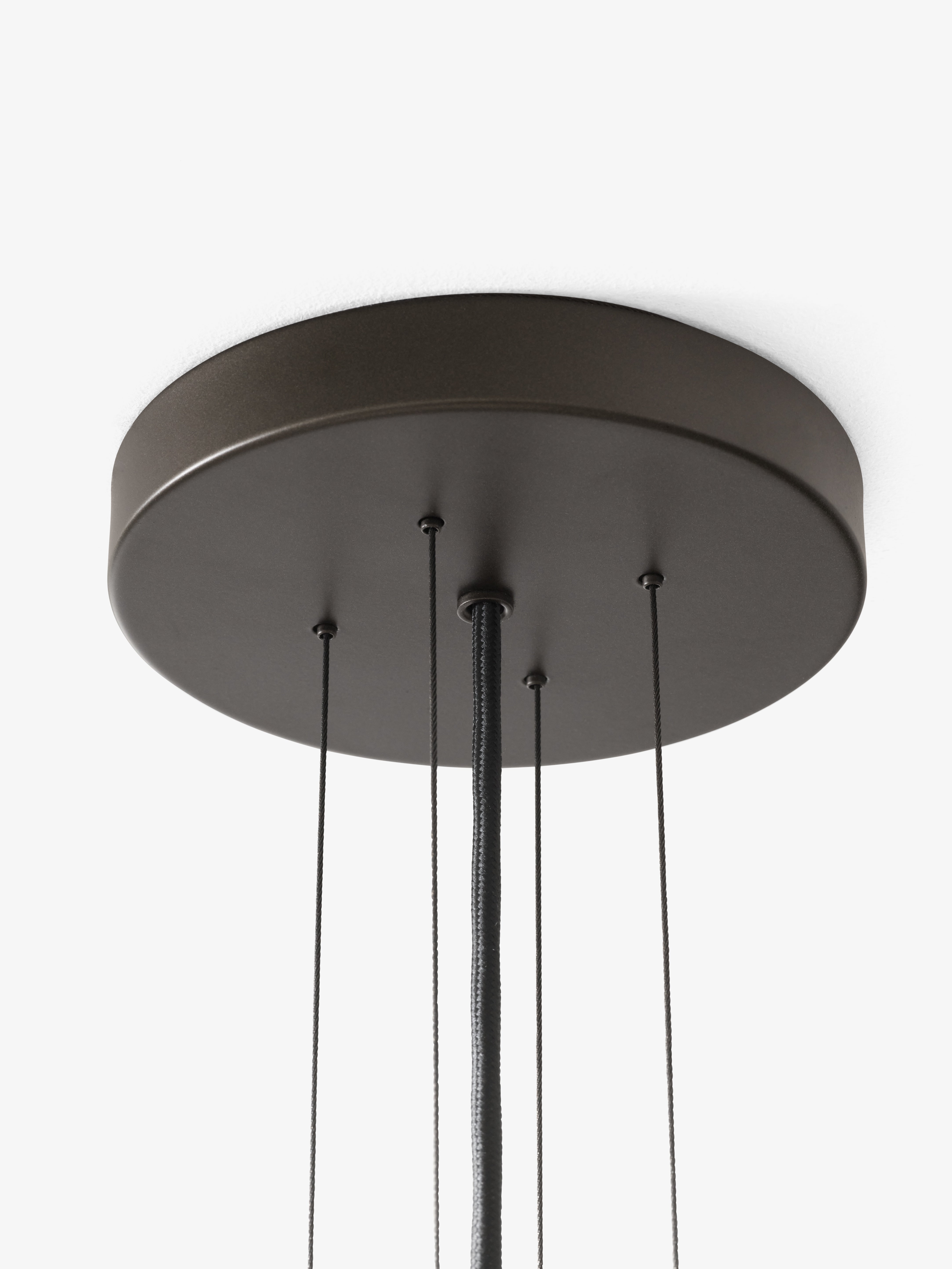 Lampa wisząca BELLA beżowy z brązowym wykończeniem