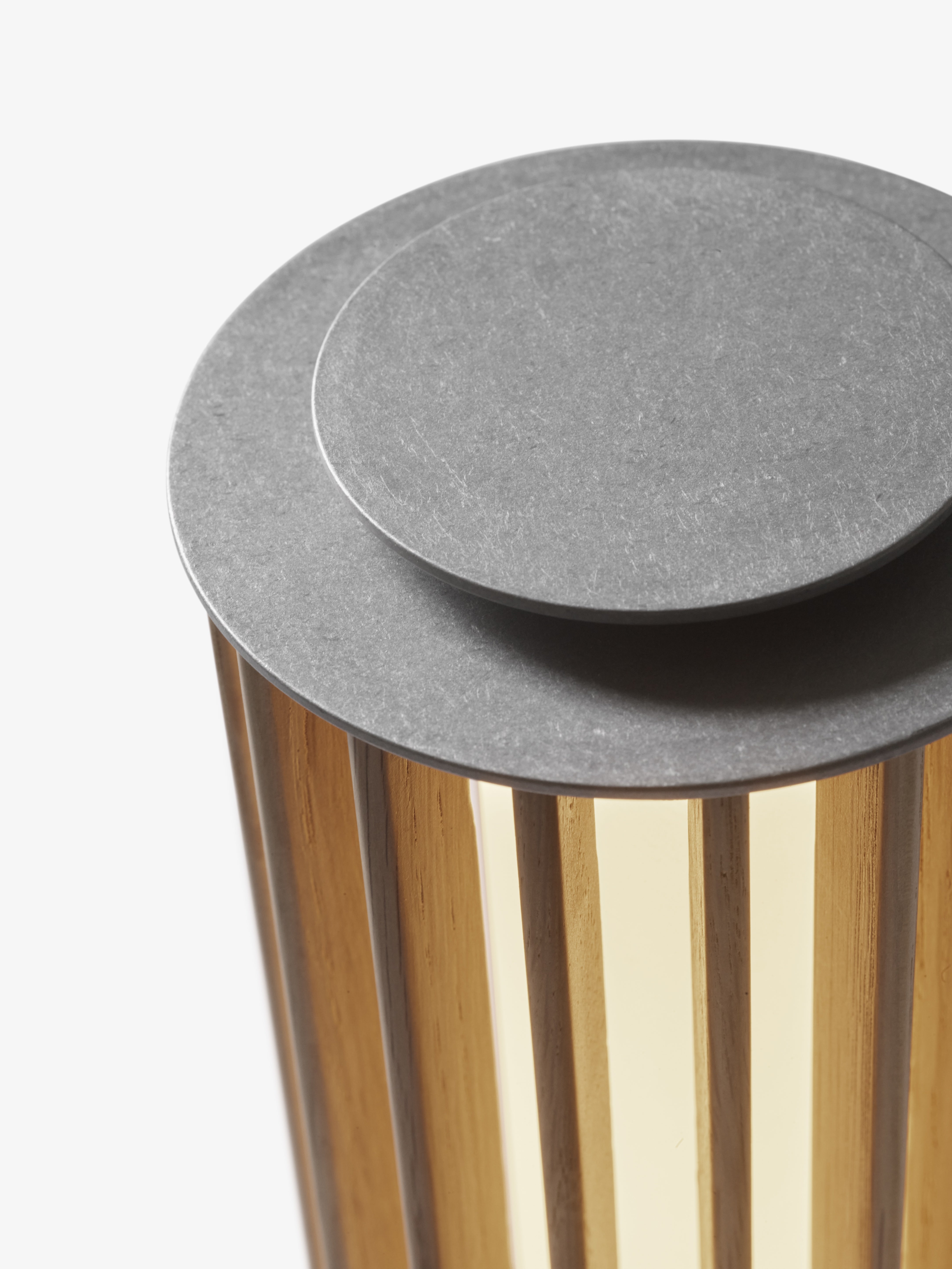 Lampa przenośna NUMBRA TY3 aluminium z drewnem dębowym