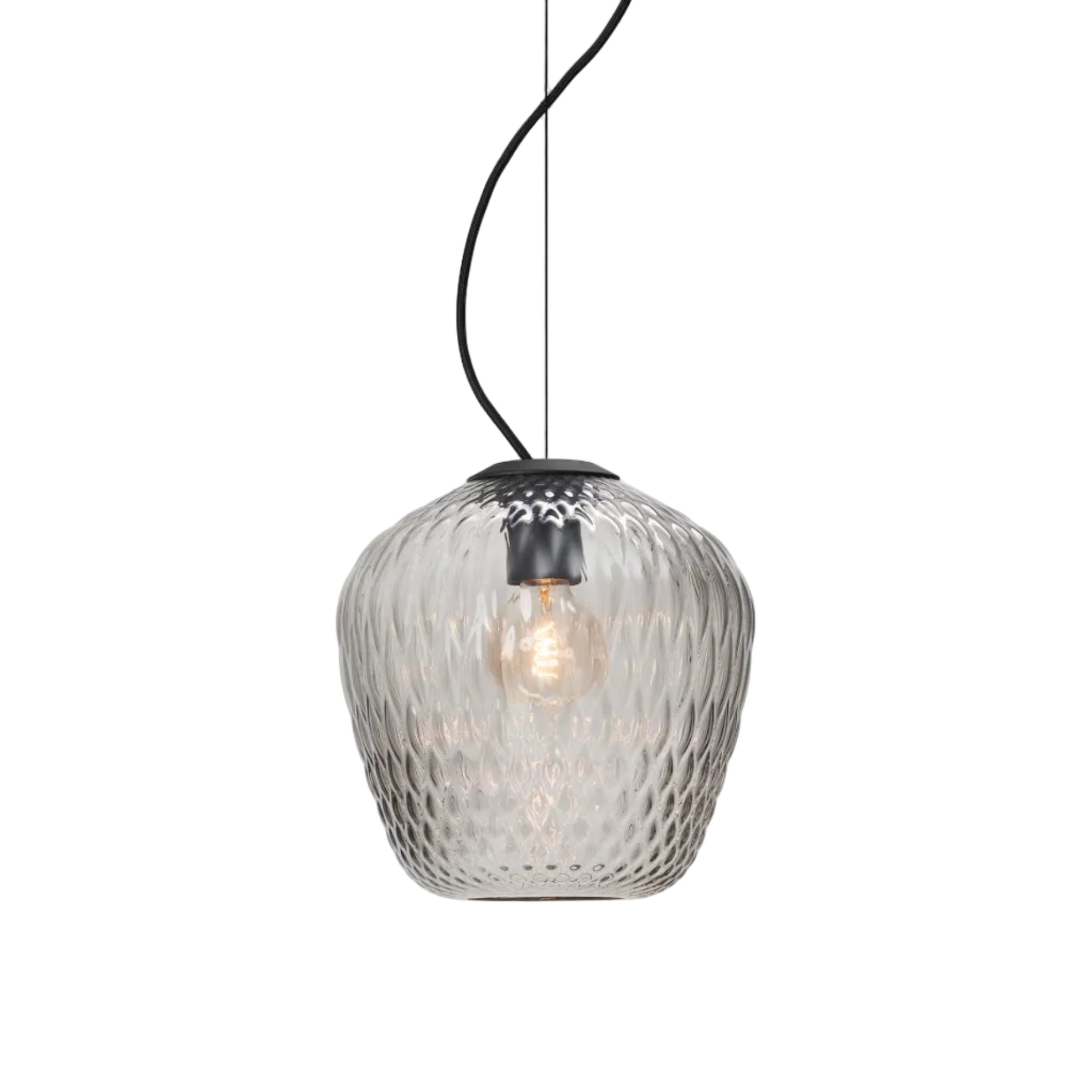 Lampa wisząca BLOWN połyskujący klosz