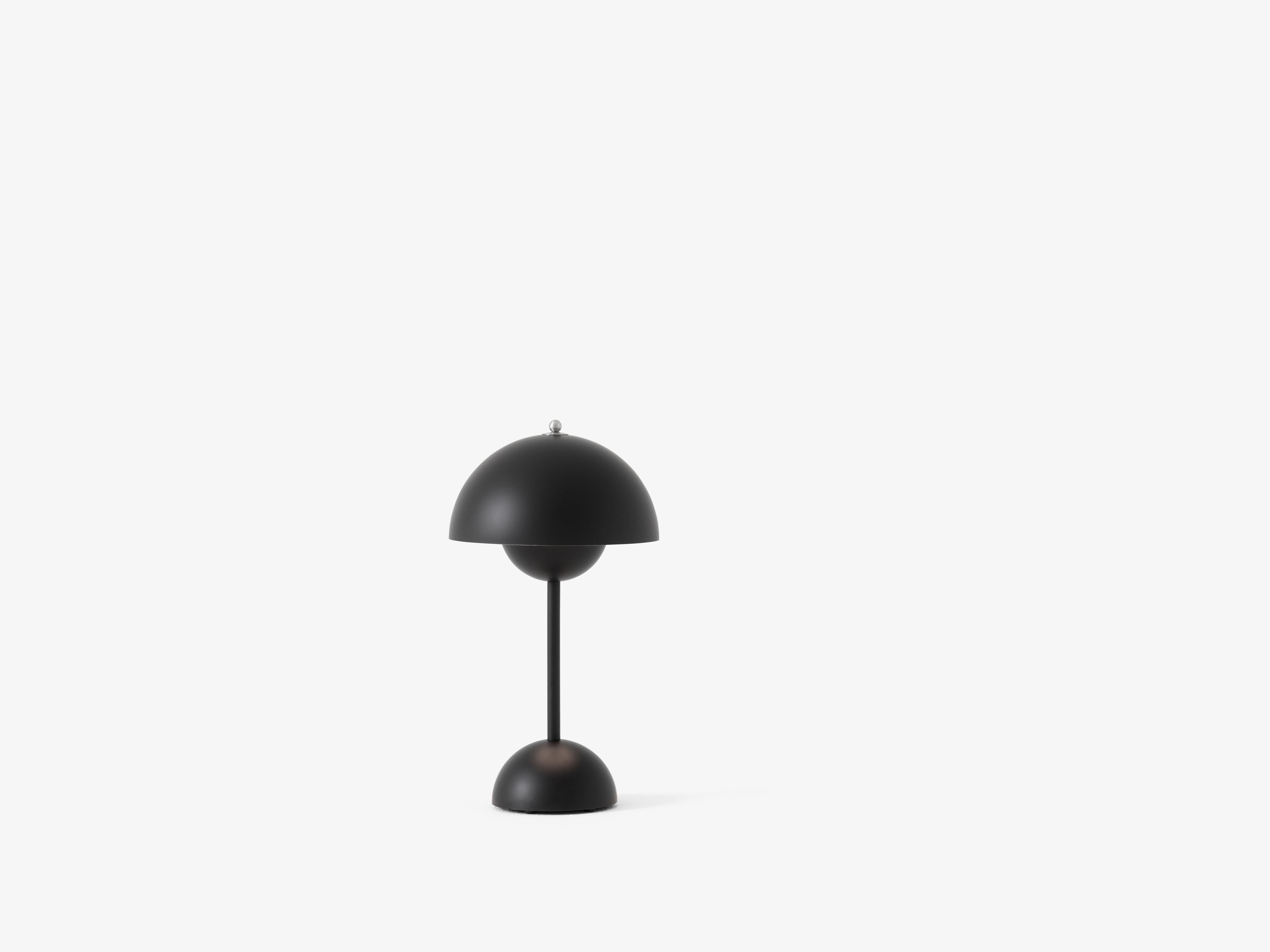 Lampa przenośna FLOWERPOT VP9 matowy czarny