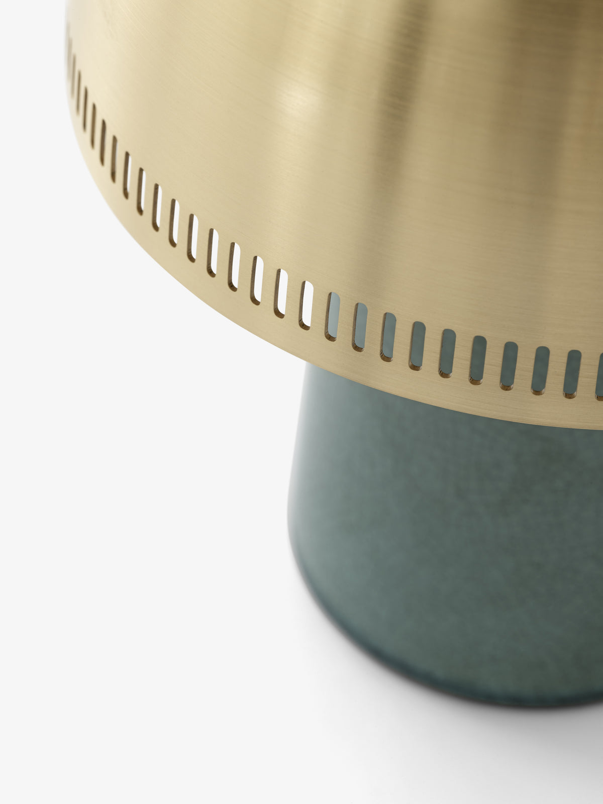 Lampa przenośna RAKU SH8 mosiężny klosz z morską podstawą