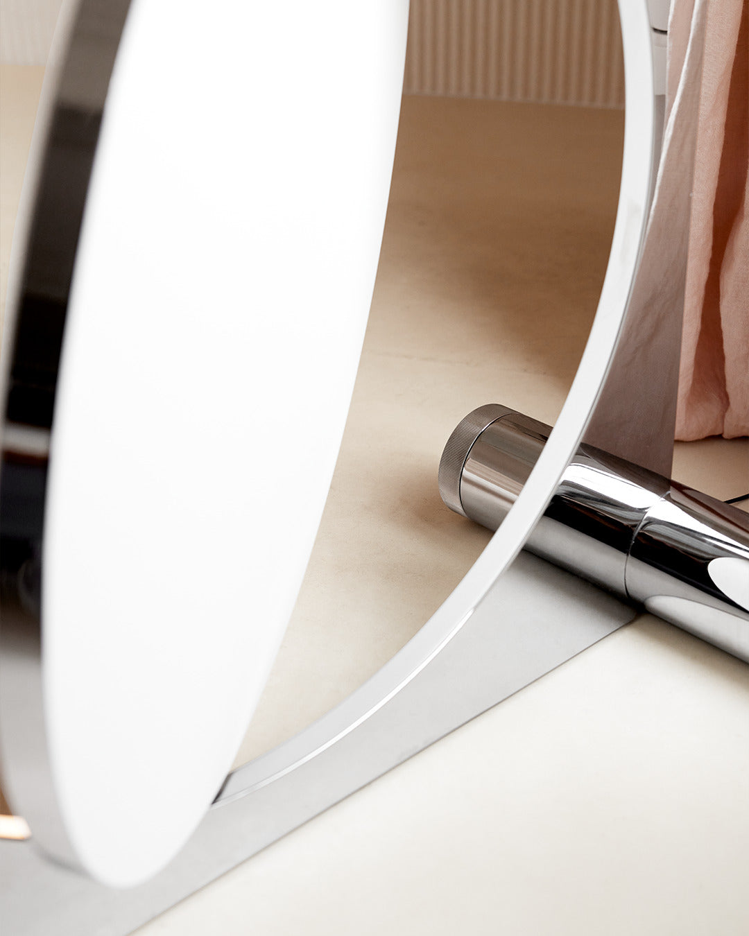 MOONSETTER chrome floor lamp