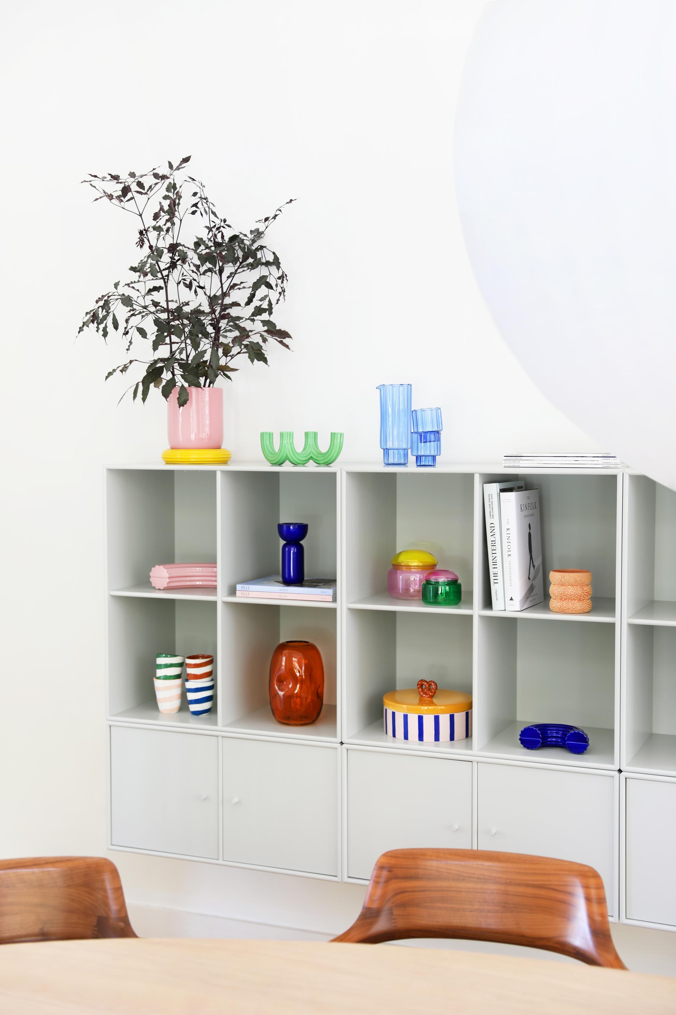 Świecznik czteroramienny CHURROS zielony