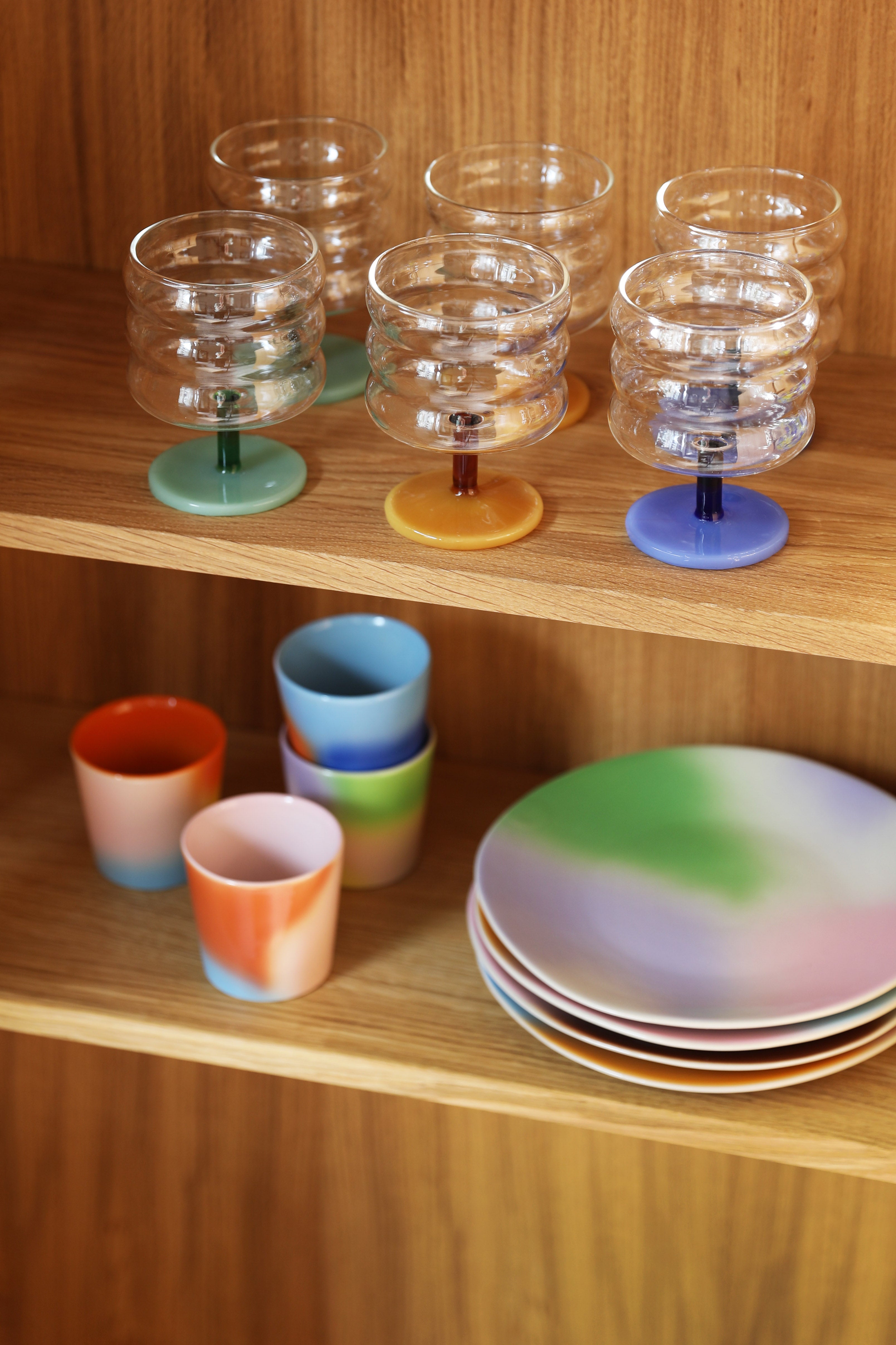 HUE Mug Set Colorful Porcelain