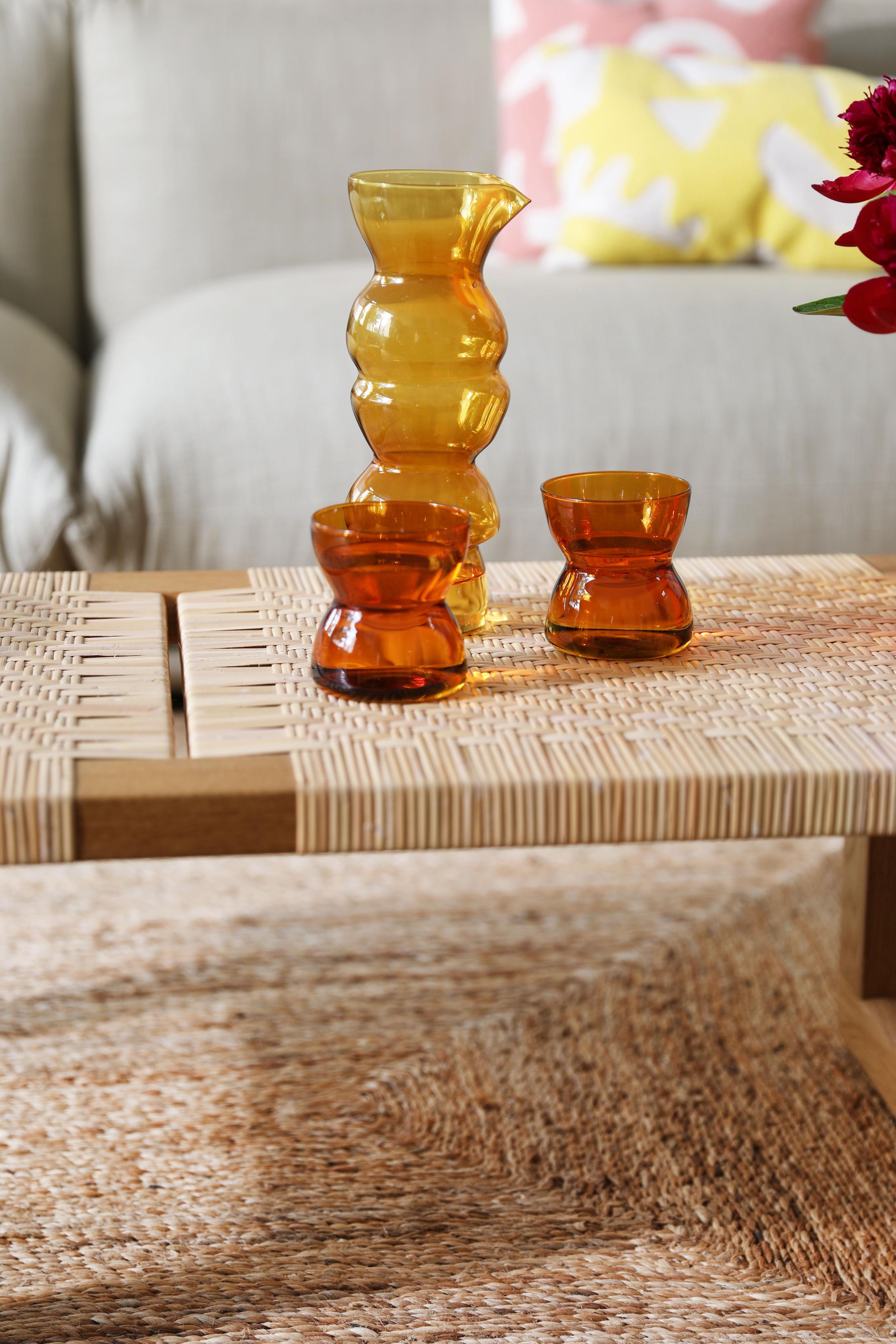 Zestaw szklanek TOTEM brązowy